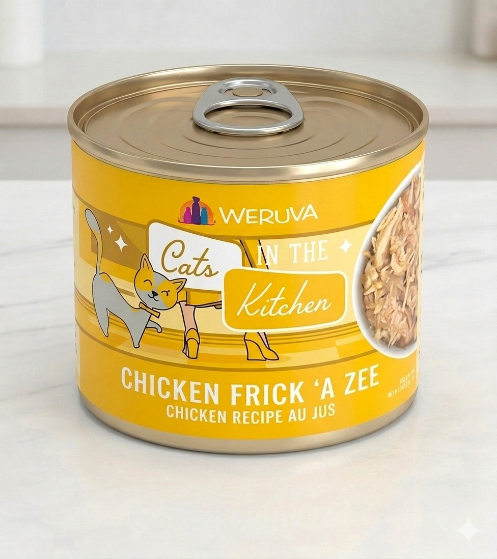 Weruva Cats in the Kitchen Chicken Frick A Zee Wet Cat Food 10oz Cans Pack of 12