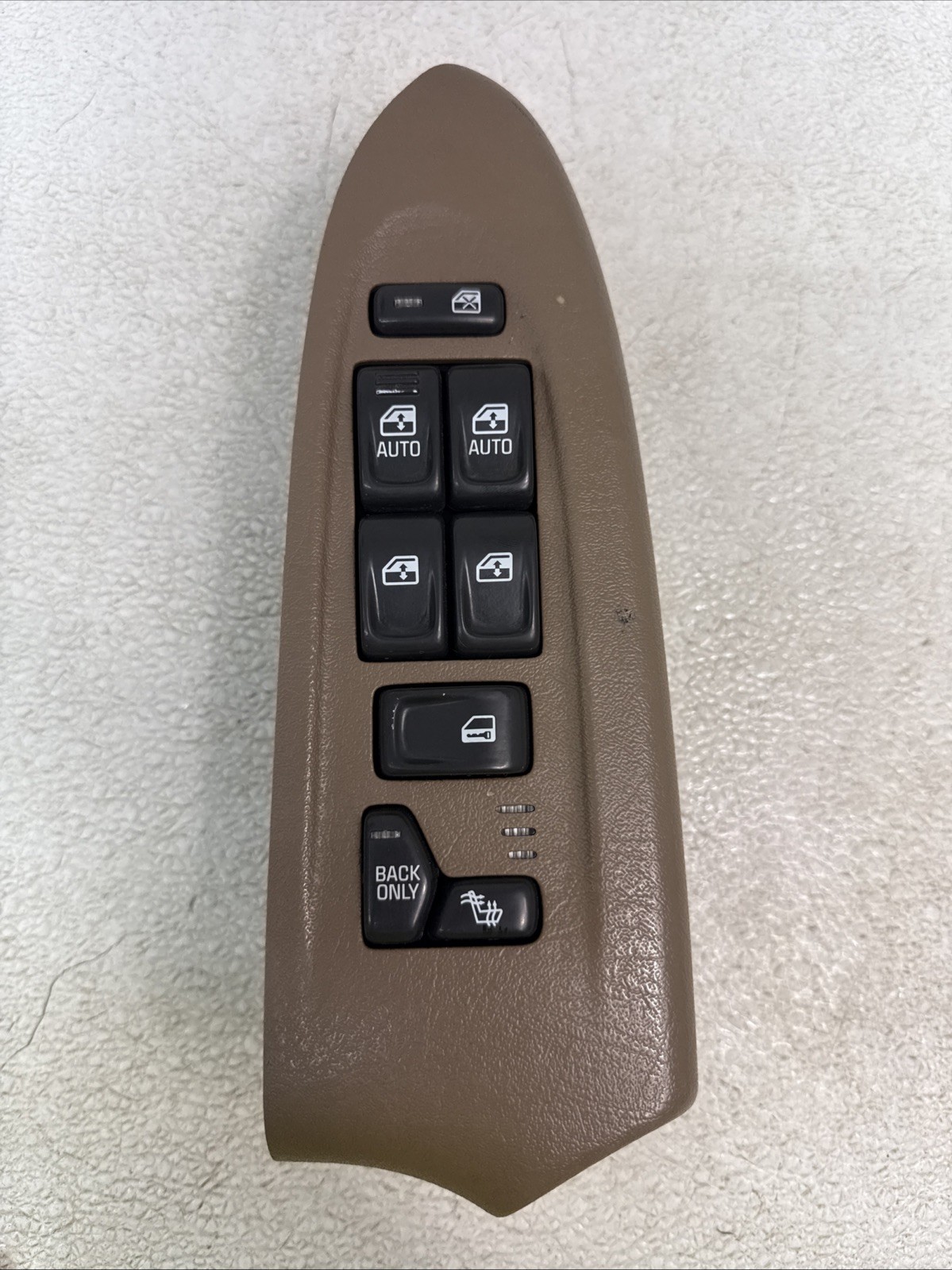 02-05 Chevy Trailblazer Master Driver Window Switch Bezel OEM Brown 15204668