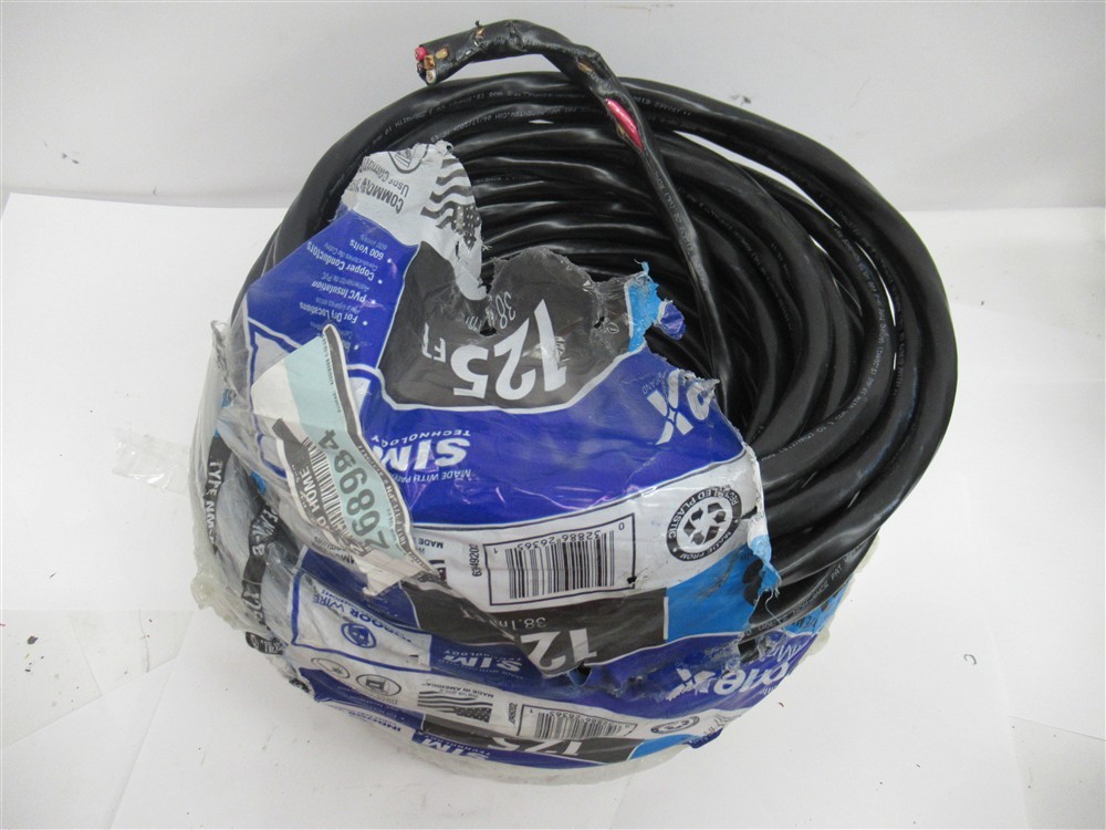 Southwire 63949202, 8/3 Romex Type NM-B Indoor Wire, 125' Long
