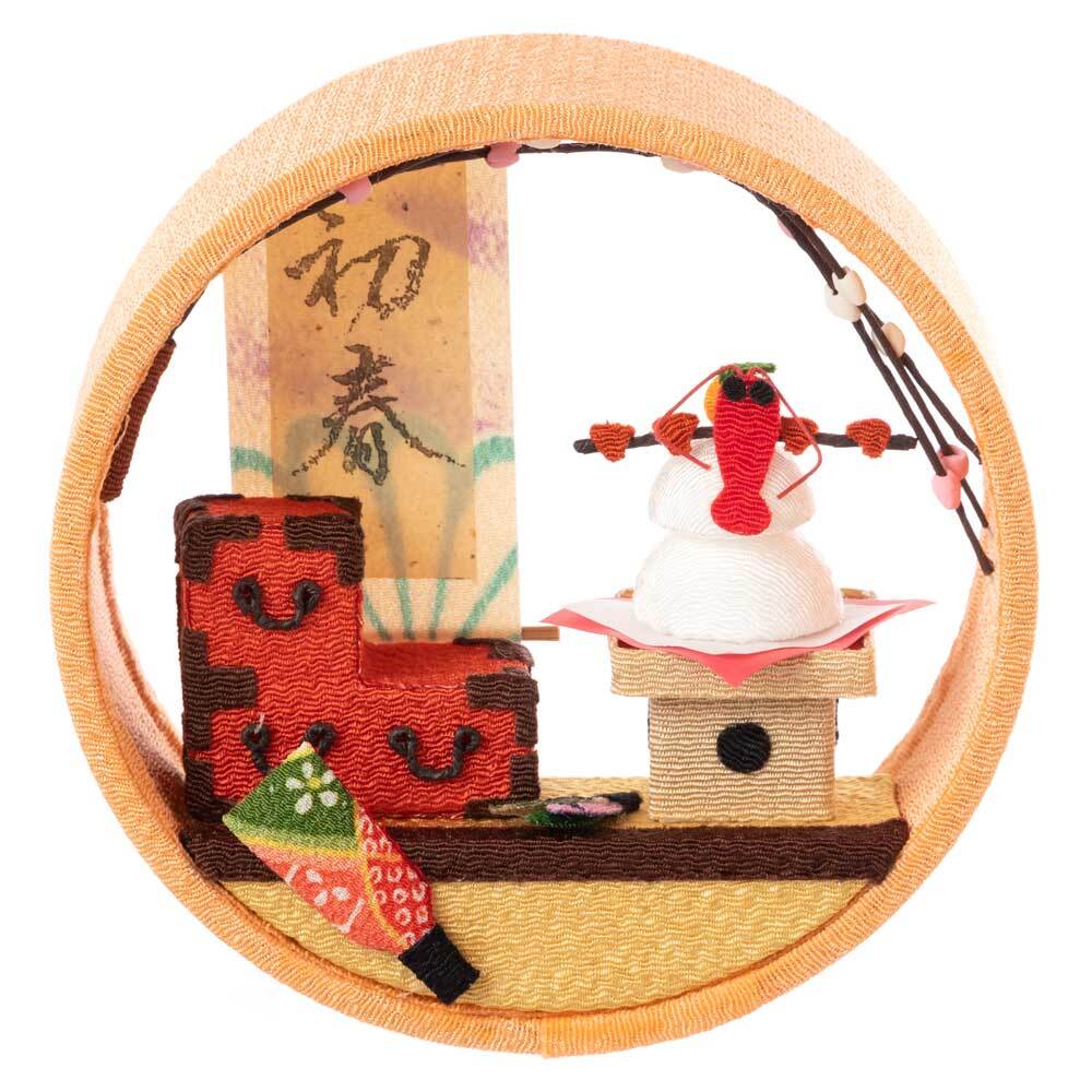 Kyoto Chirimen Crafts Kyoto Machiya  japanese monthly decoration