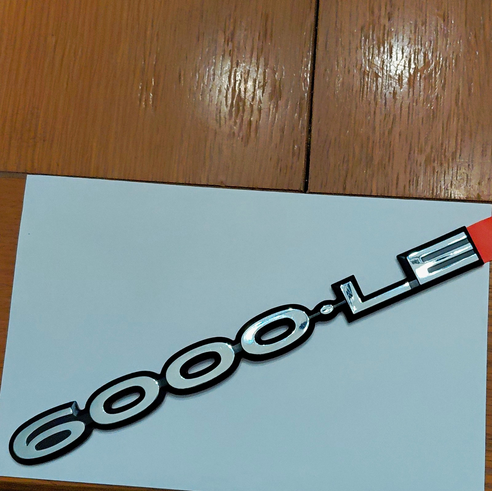 1982 To 1991 Pontiac 6000 LE Sedan Or Station Wagon 6000•LE Emblem NOS GM Piece
