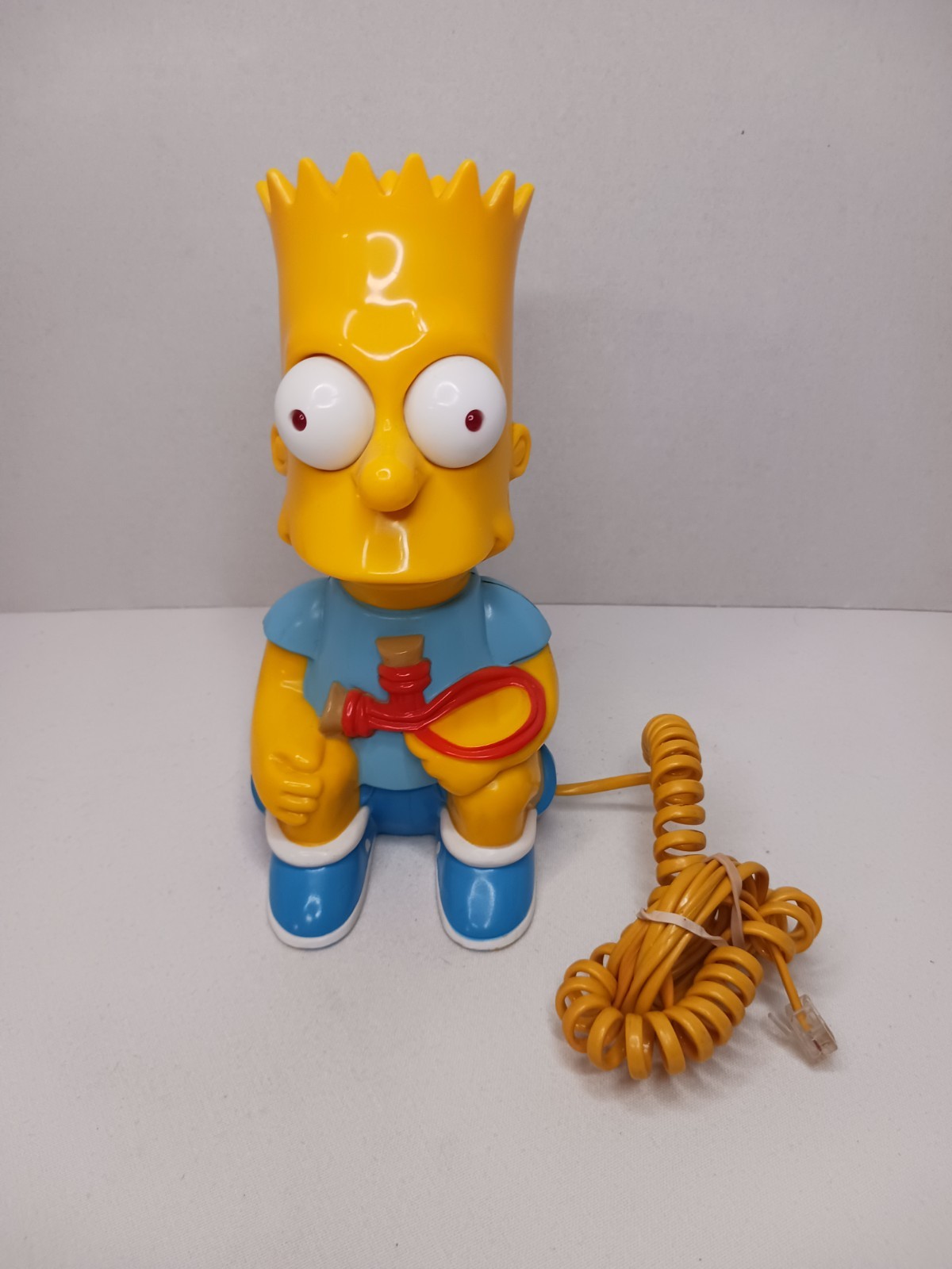 Bart Simpson Phone Corded Landline VTG 1990s Columbia Tel-Com Telephone BART-1 Bart Simpson Phone Corded Landline VTG 1990s Columbia Tel-Com Telephone BART-1