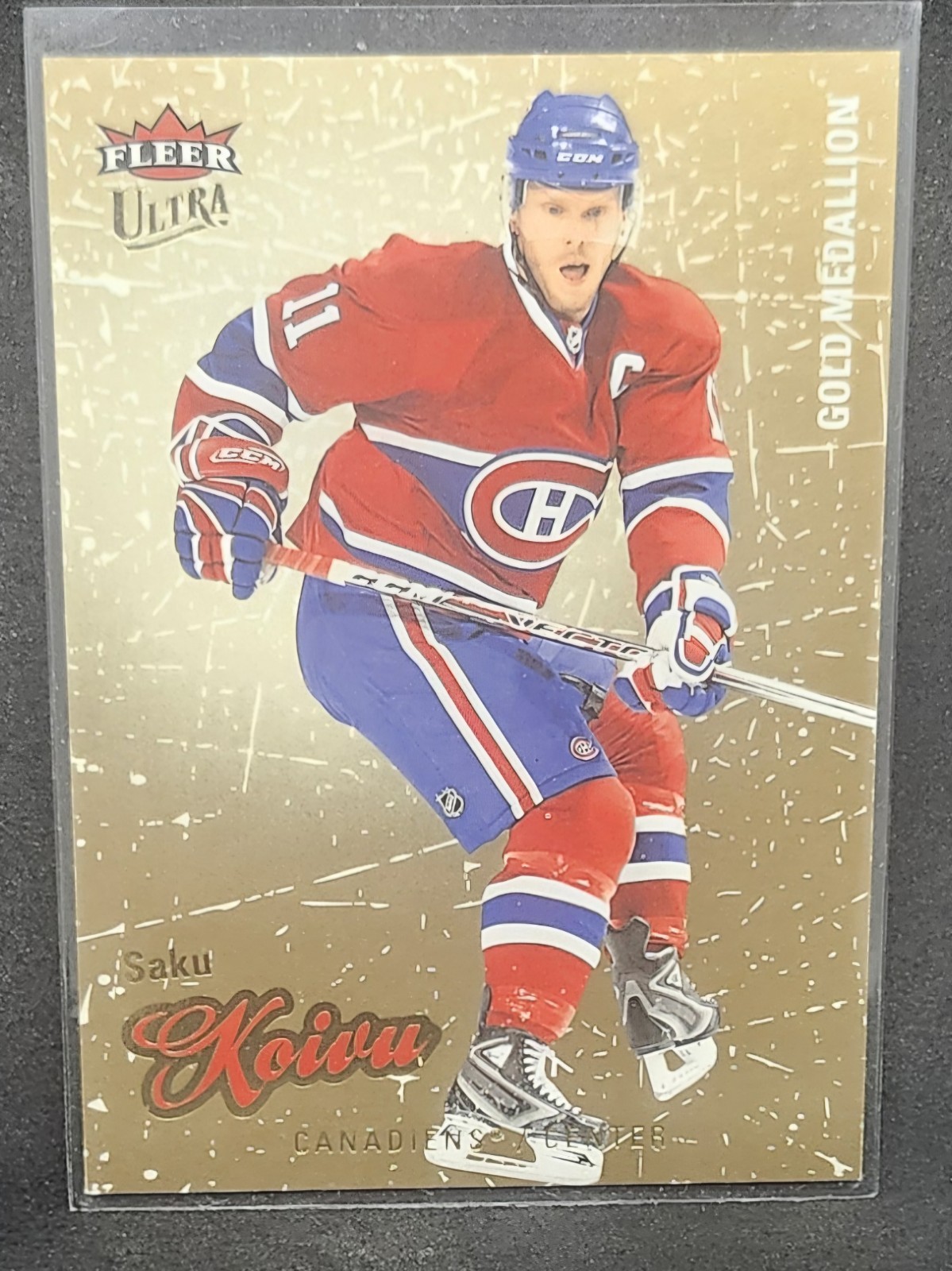 2008-2009 NHL Fleer Ultra Gold Medallion Saku Koivu #32 