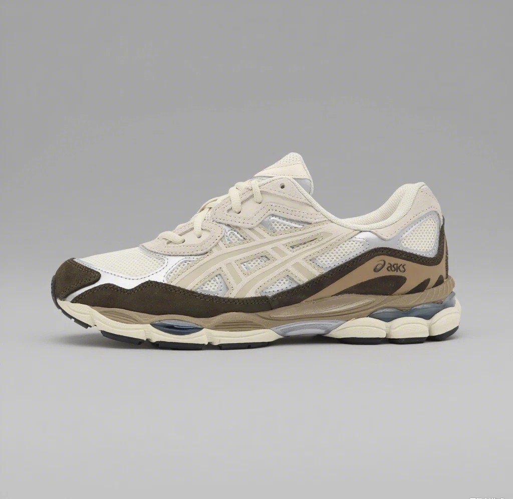 New with box ASiCS GEL-NYC Beige Mens casual sport shoes 1203A383-103
