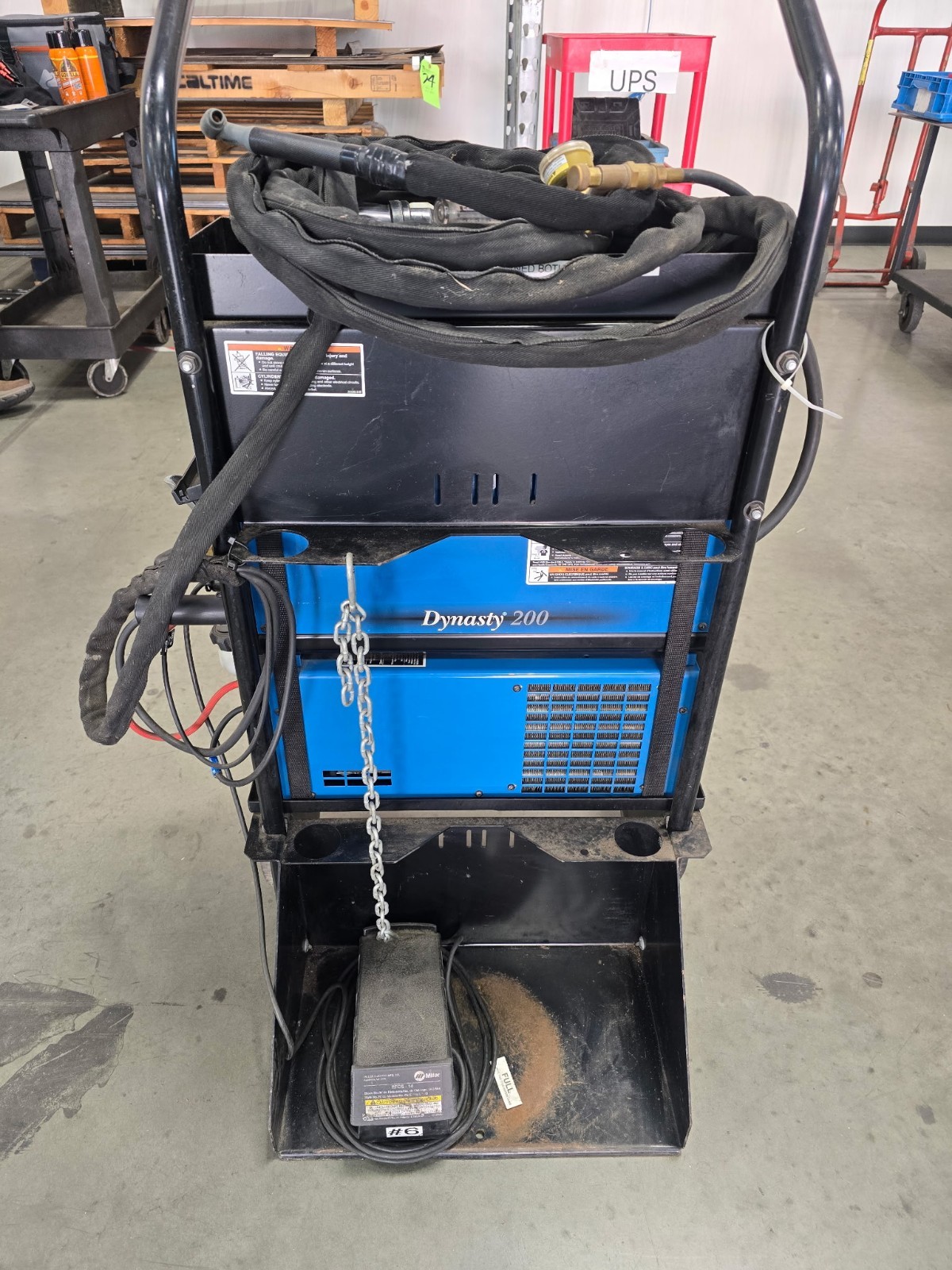 Miller Dynasty 200 TIG Welder w/ Cart And Coolmate