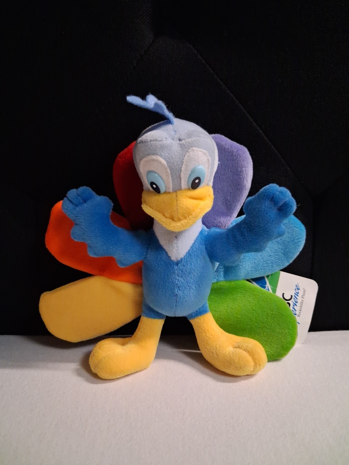 NBC Experience Peacock Mascot Vintage Plush Rockefeller Plaza 7” w/Tags NBC Experience Peacock Mascot Vintage Plush Rockefeller Plaza 7” w/Tags