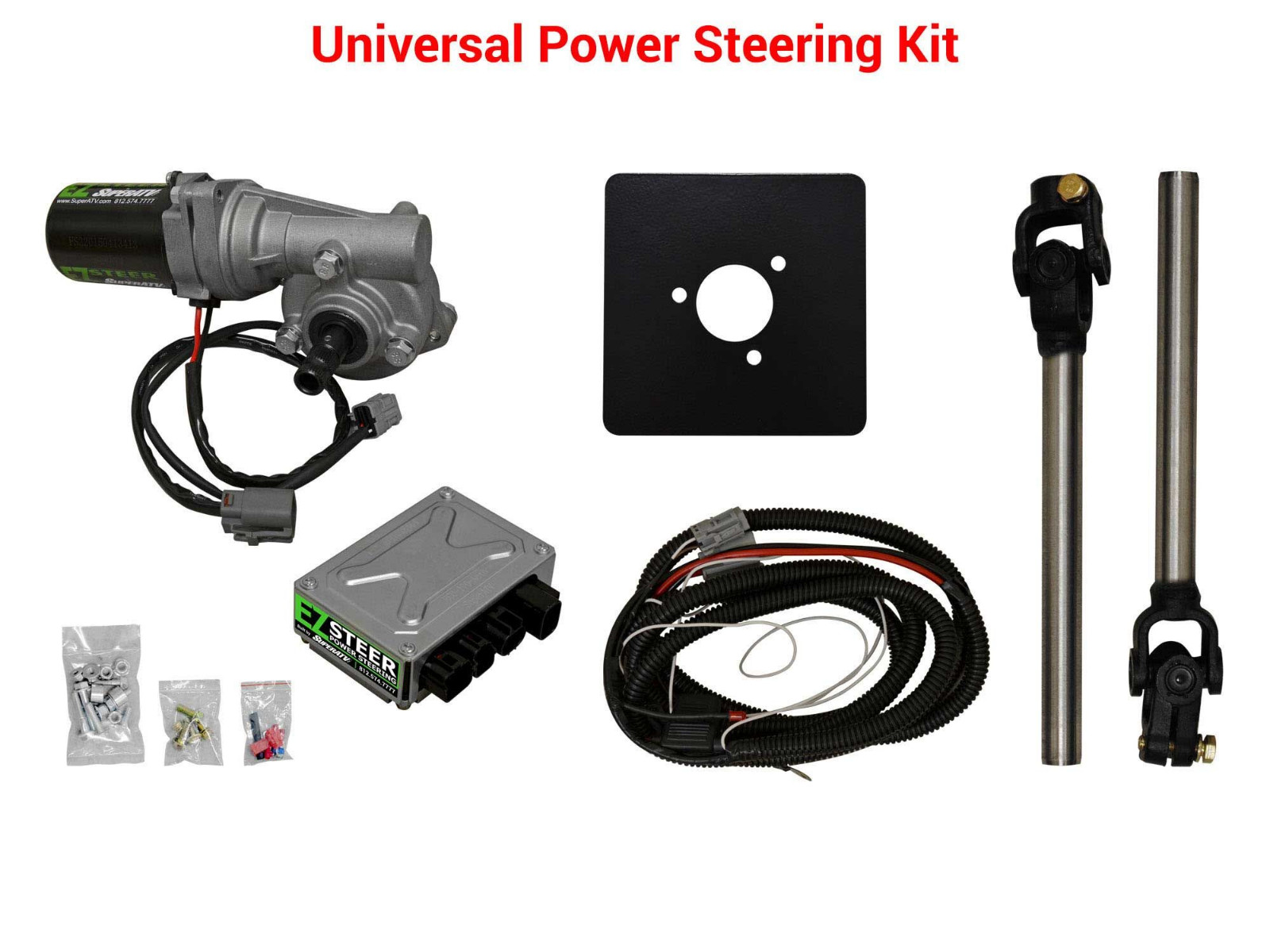SuperATV EZ-STEER Power Steering Kit - Universal - 220W