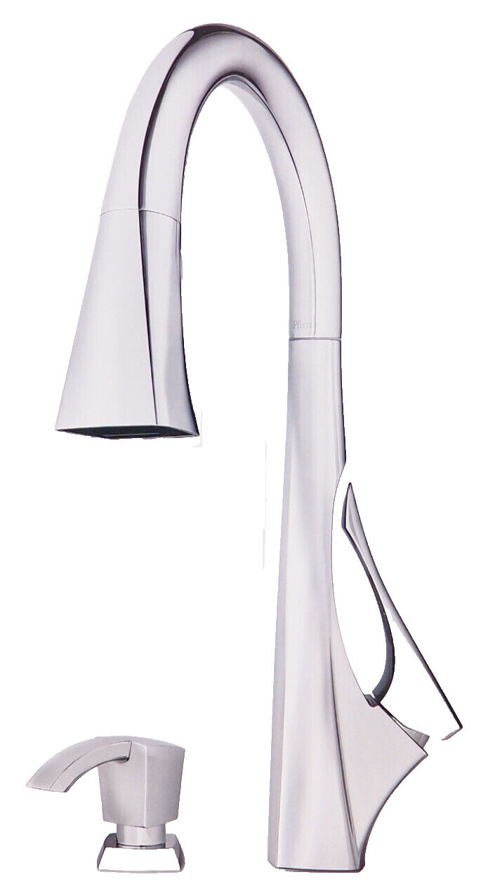 Pfister Venturi Kitchen Faucet with Pull Down Sprayer and Soap Dispenser SEALED