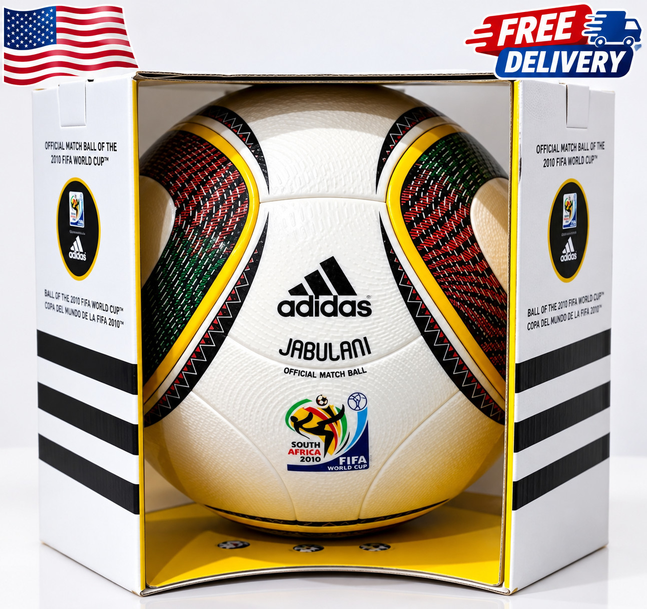 Adidas Jabulani 2010 FIFA World Cup Official Match Soccer Ball Size 5 Thermal
