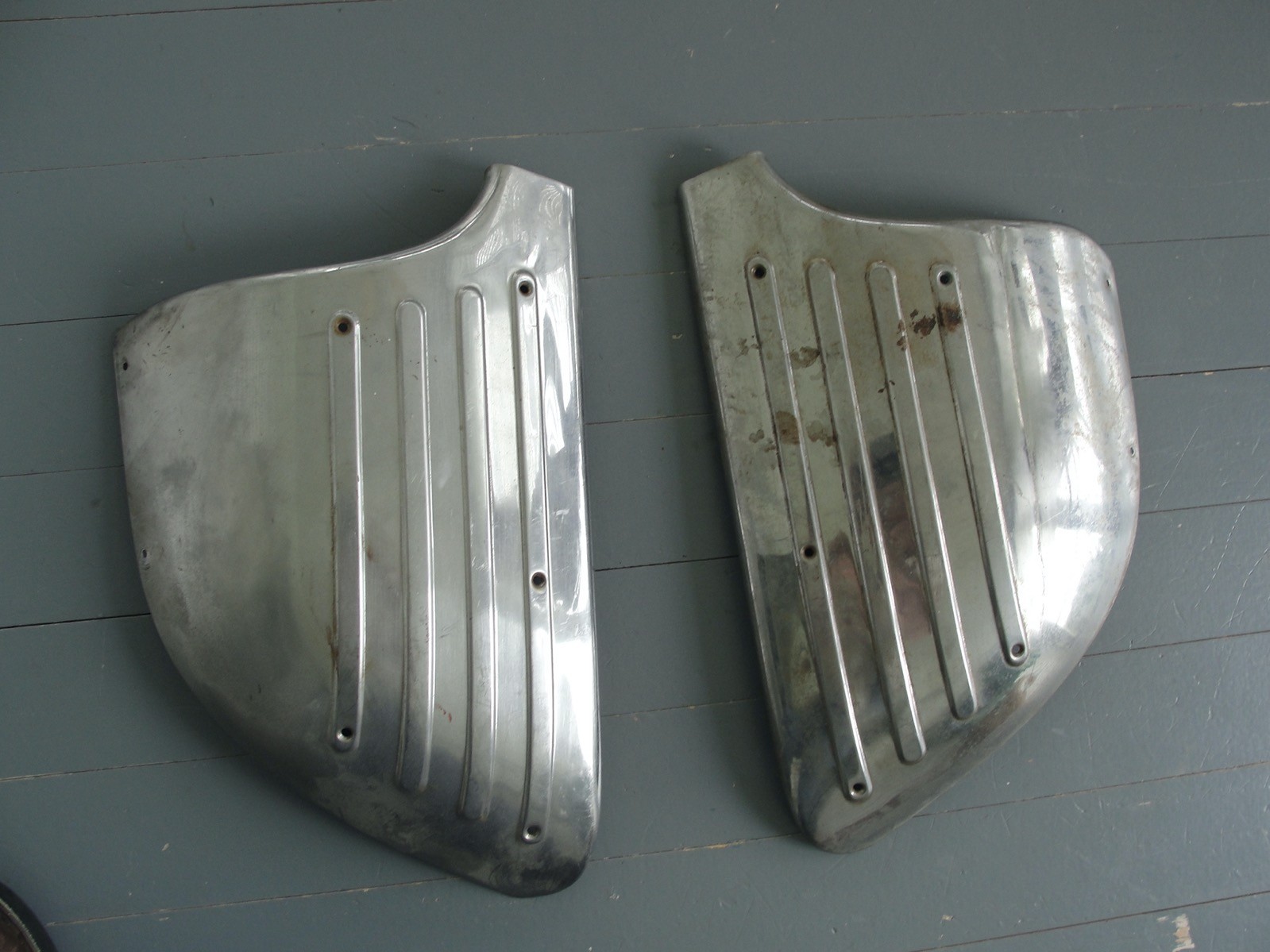 Studebaker 1947-1949 Stainless Steel Gravel Guards, Can be yours.