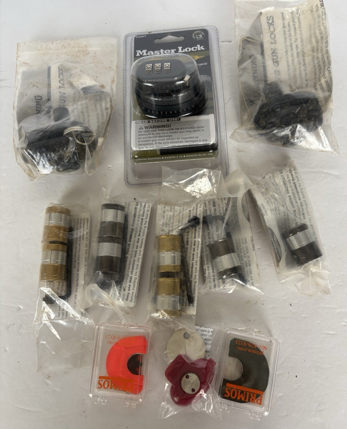 Misc Lot of Hunting Related Gun Locks - See Decription Misc Lot of Hunting Related Gun Locks - See Decription