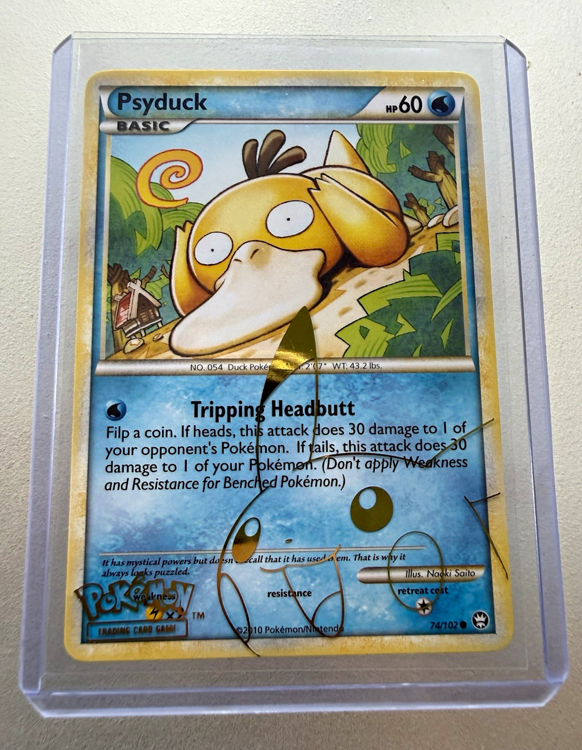 Psyduck 74/102 Triumphant English Pokemon TCG