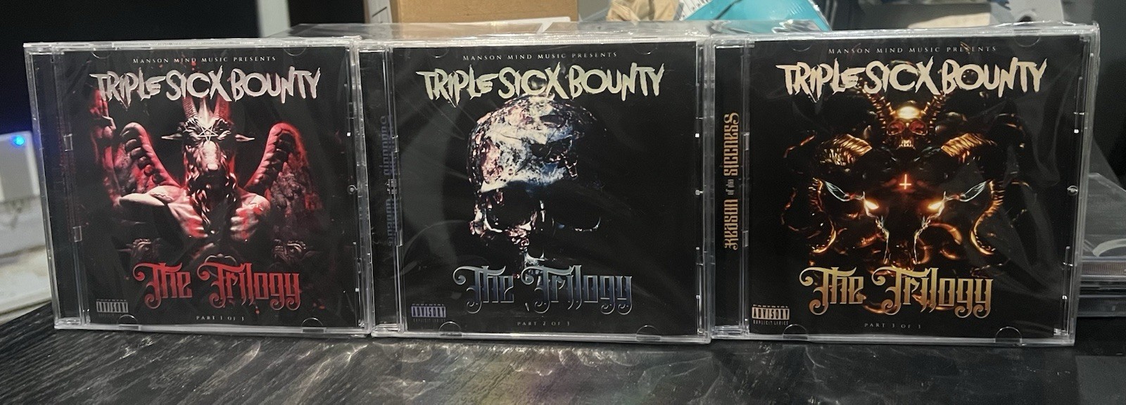 SICX - TRIPLE SICX BOUNTY - THE TRILOGY ALBUMS 3 NEW SEALED CD’s VOL. 1, 2 & 3 SICX - TRIPLE SICX BOUNTY - THE TRILOGY ALBUMS 3 NEW SEALED CD’s VOL. 1, 2 & 3