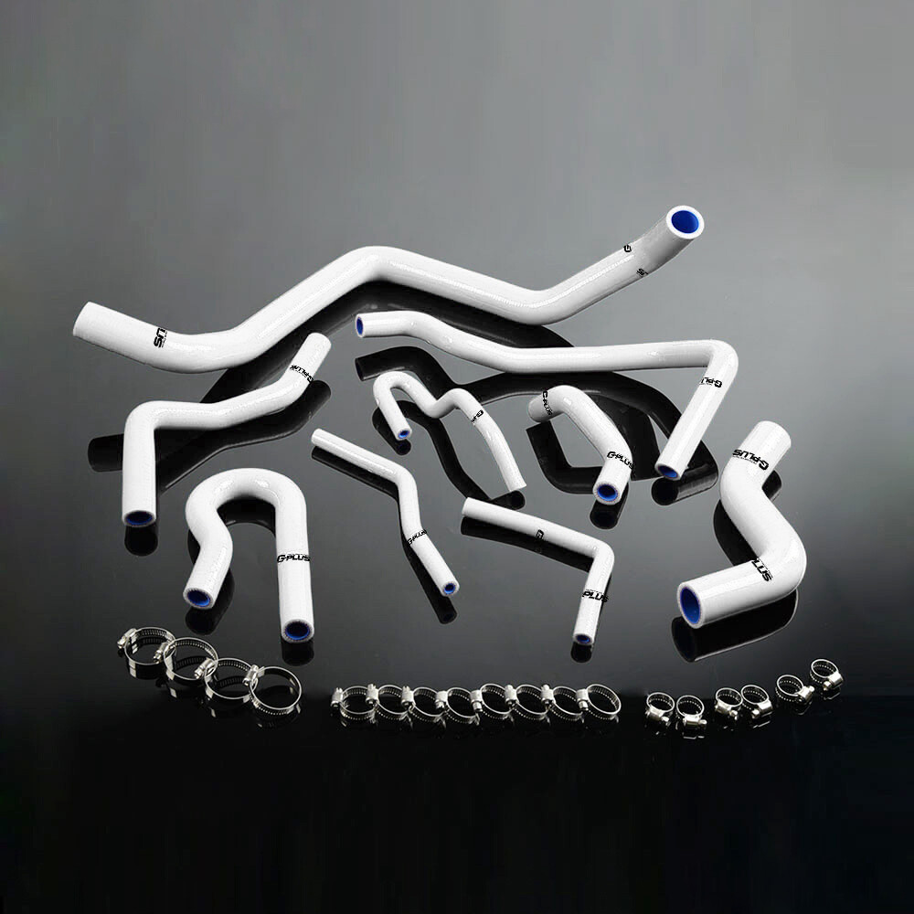 Fit For 92-00 Honda Civic D15 D16 SOHC EG/EK White Silicone Radiator Hose Kit
