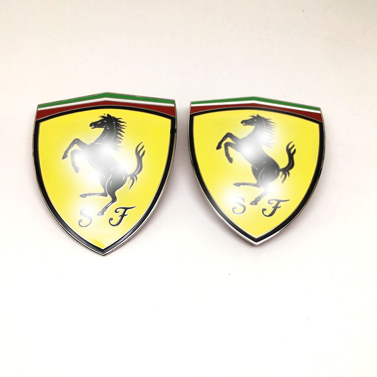 Fender Shield Emblem Badge F430 360 365 430 458 488 599 Roma California Set
