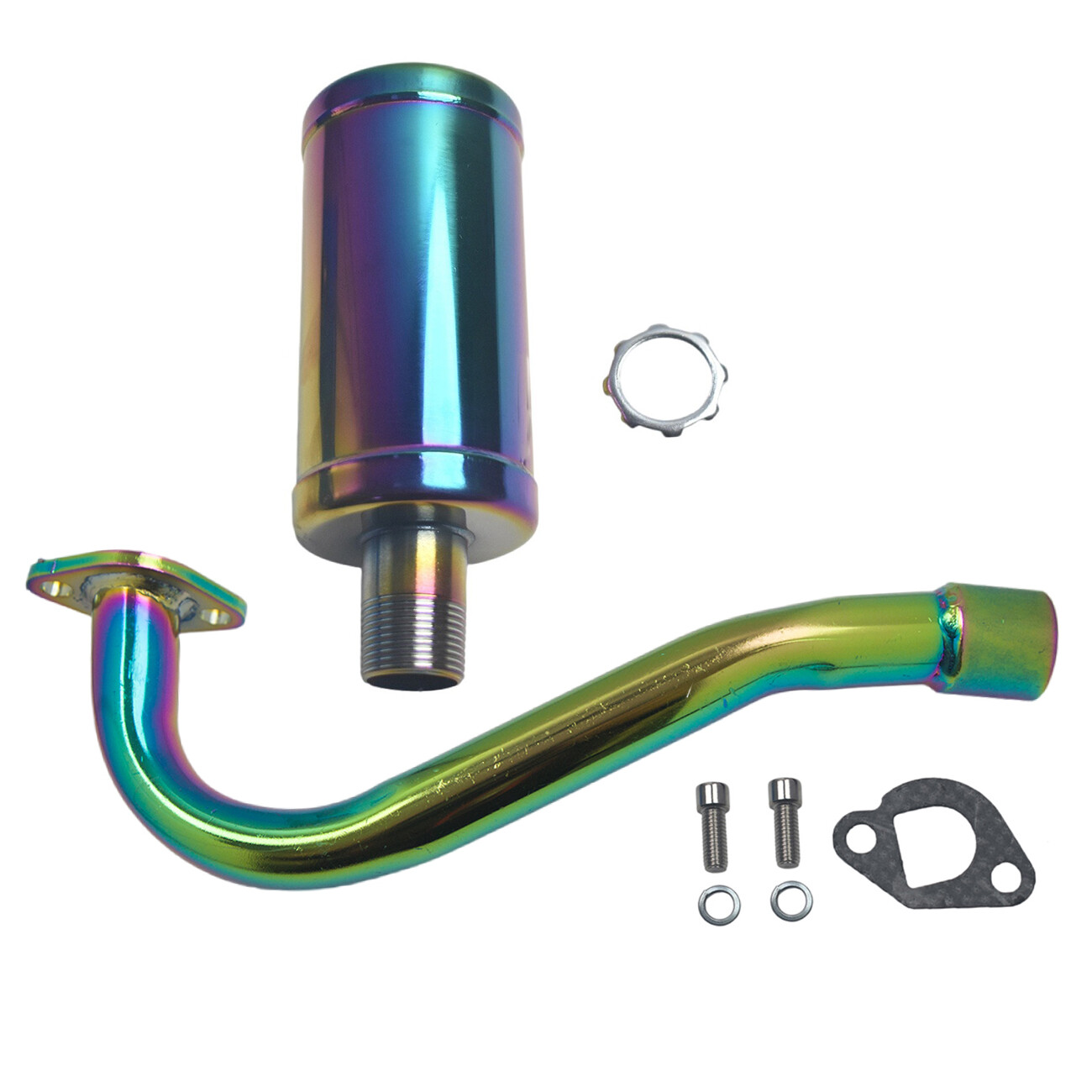 Center Rear Exhaust Muffler for Predator 196cc 212cc Go Kart GX160 GX200 Center Rear Exhaust Muffler for Predator 196cc 212cc Go Kart GX160 GX200