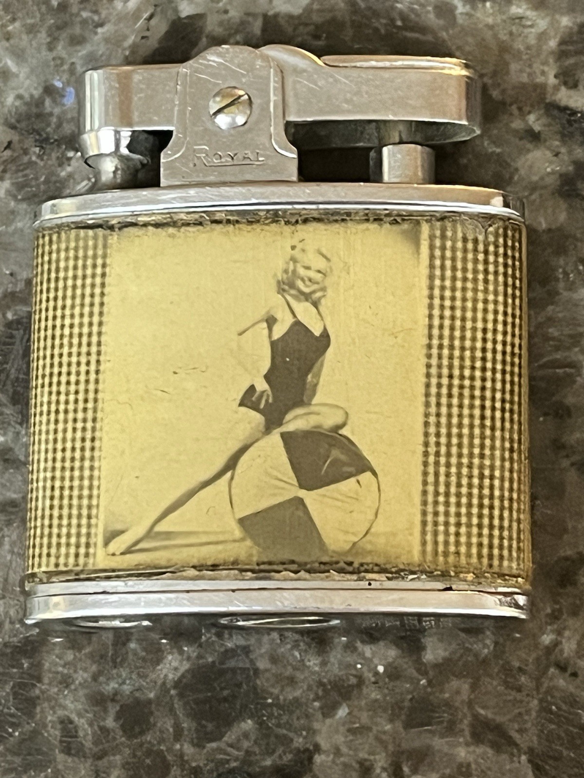Vintage Royal 1950’s Lighter PIN UP BURLESQUE BIKINI MODEL BAD LADY Japan Vintage Royal 1950’s Lighter PIN UP BURLESQUE BIKINI MODEL BAD LADY Japan