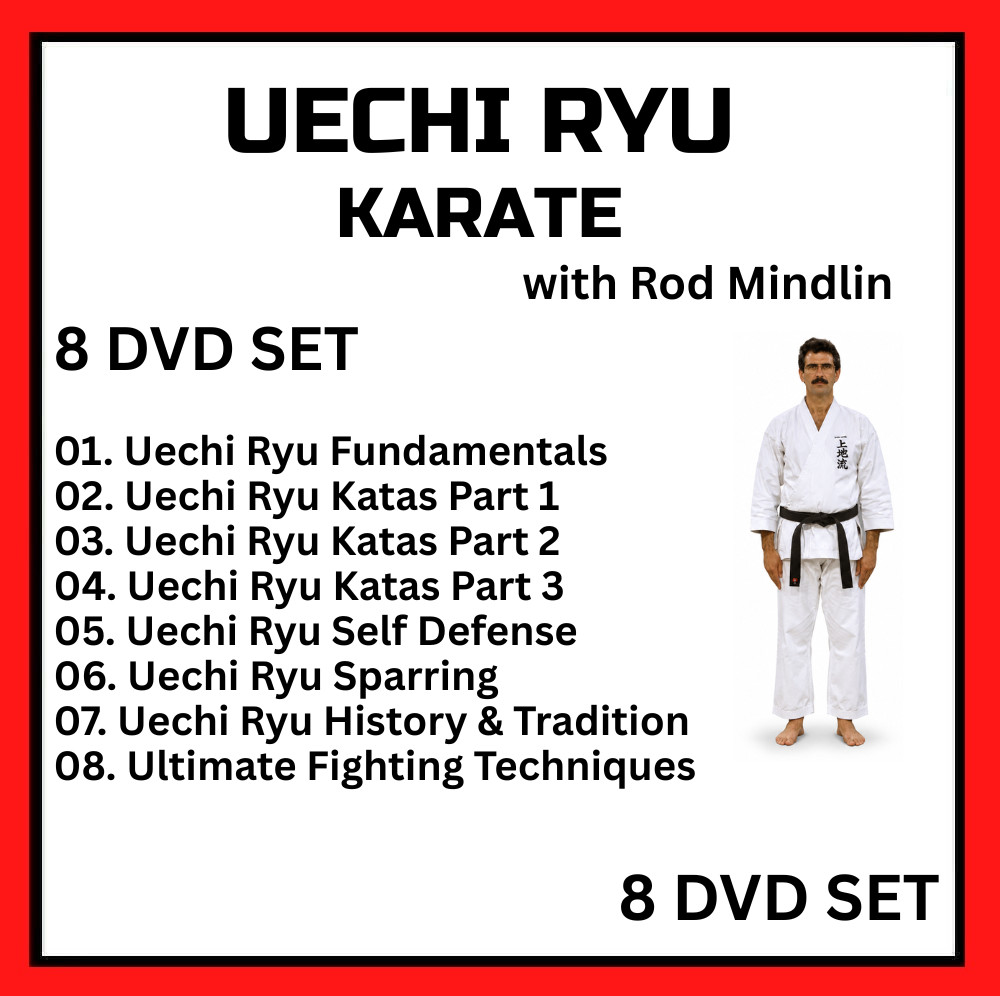 UECHI RYU KARATE 8 DVD SET with Rod Mindlin katas sparring self defense uechi-ry