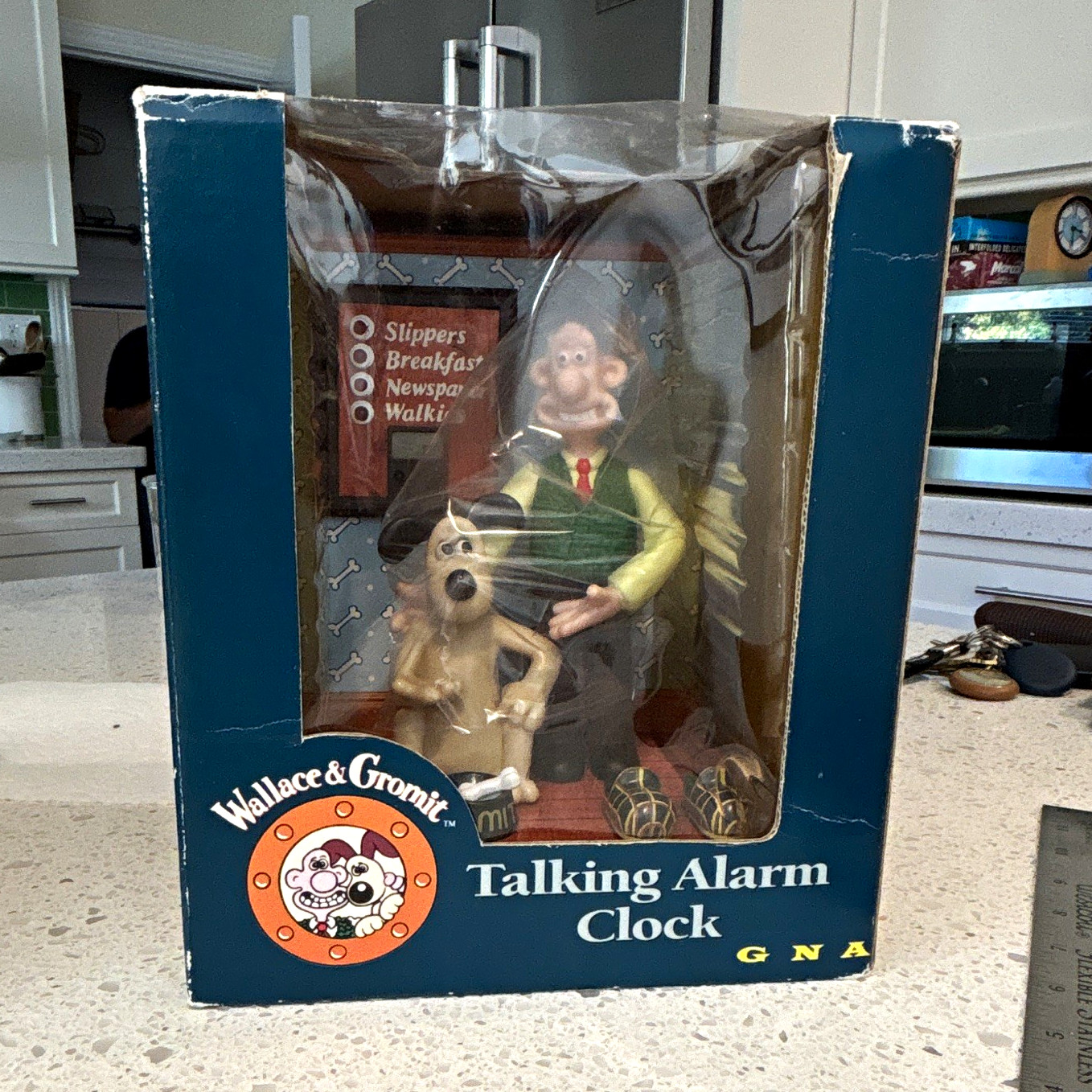 Vintage Wallace & Gromit Talking Alarm Clock 1995
