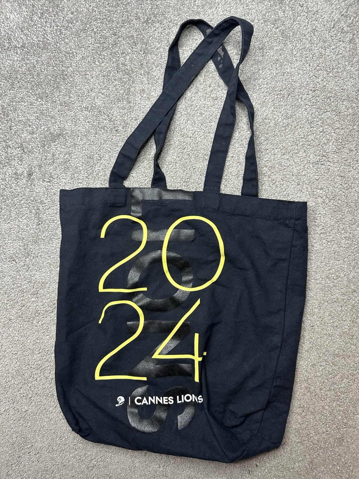 2024 Cannes Film Festival Canvas Tote Bag Marché Du Film Cheil Lions Fest Rare
