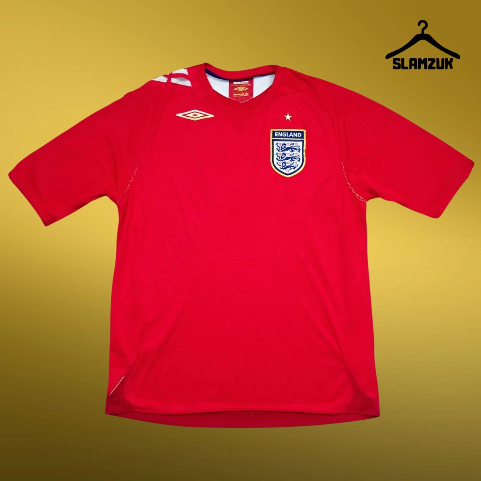 England Football Shirt Umbro Large Away Kit English Jersey 2006 2007 DD38