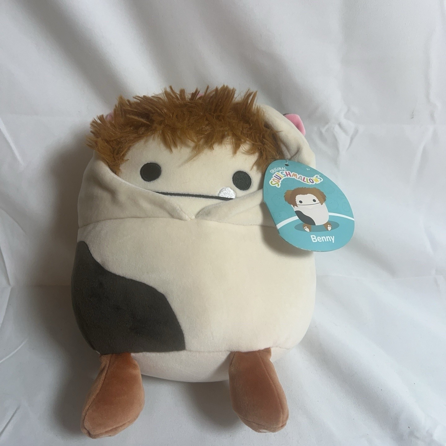 Squishmallows Benny Cow Plush Small Beige Stuffed Animal Soft Cute Toy