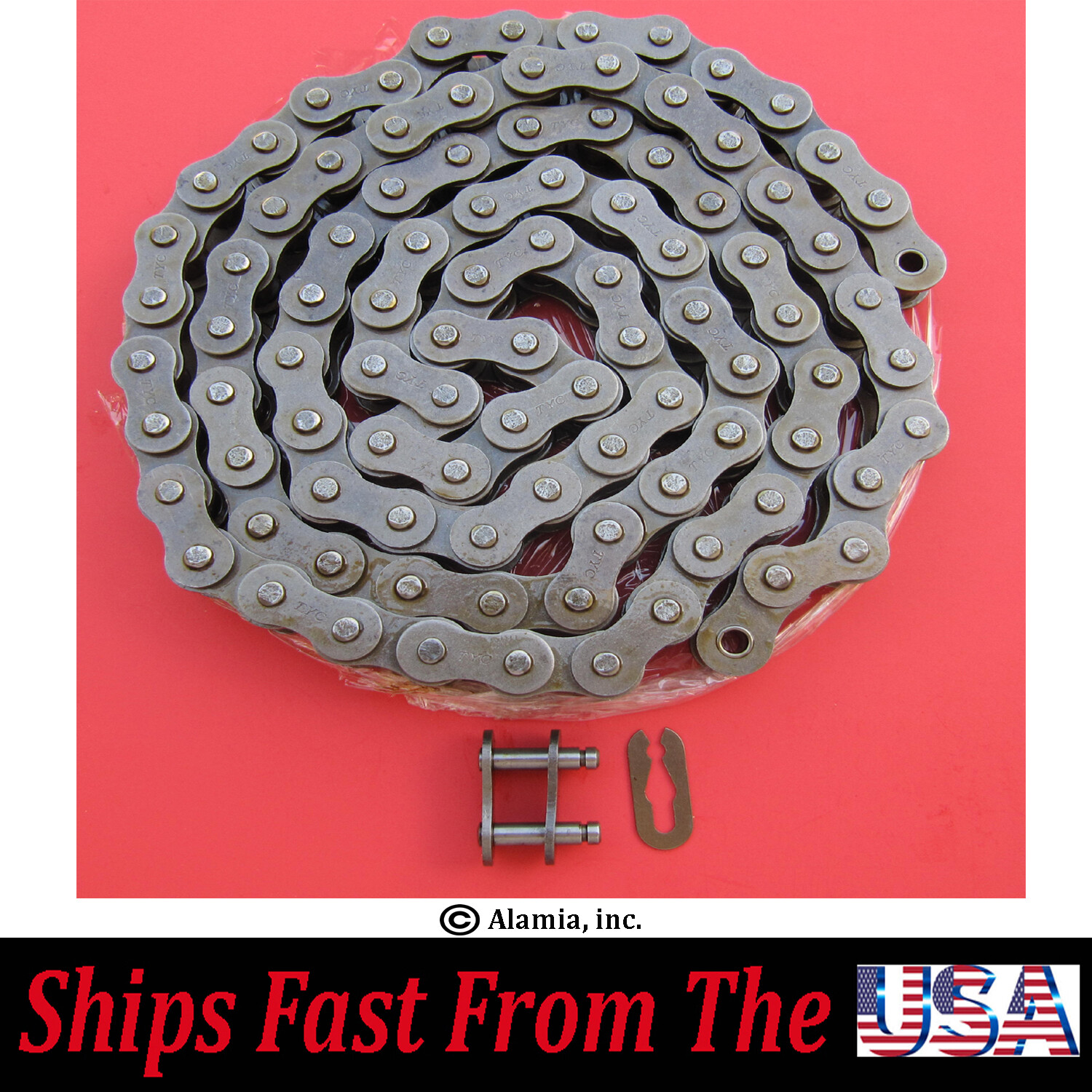 NEW Ryan Aerator Parts, # 2703611 Drive Chain With Master Link NEW Ryan Aerator Parts, # 2703611 Drive Chain With Master Link