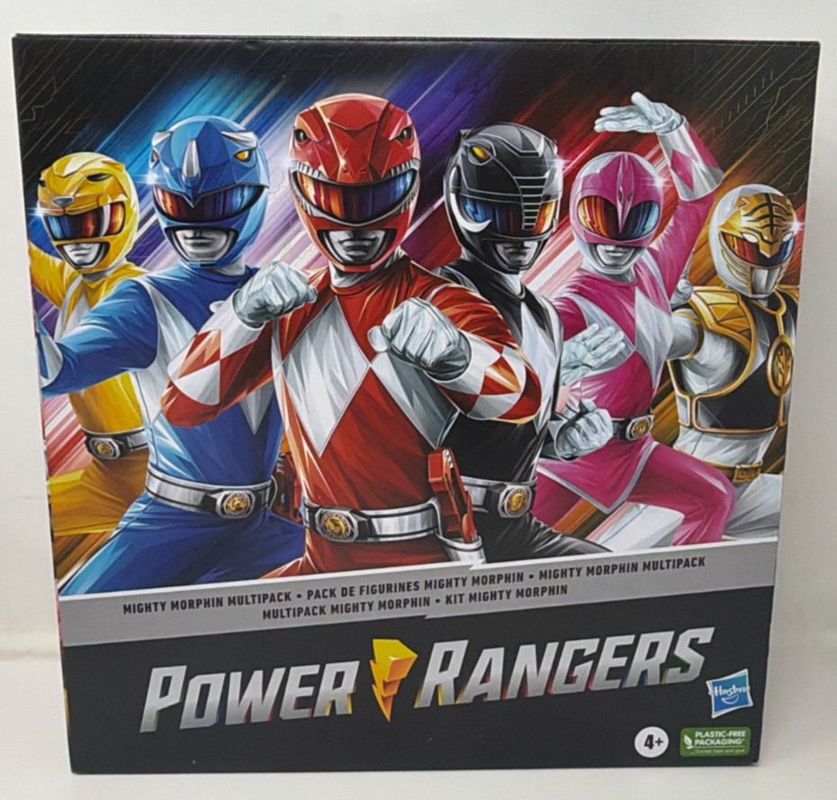 Mighty Morphin Multipack 6 pack Power Rangers Action Figures New In Open Box Mighty Morphin Multipack 6 pack Power Rangers Action Figures New In Open Box