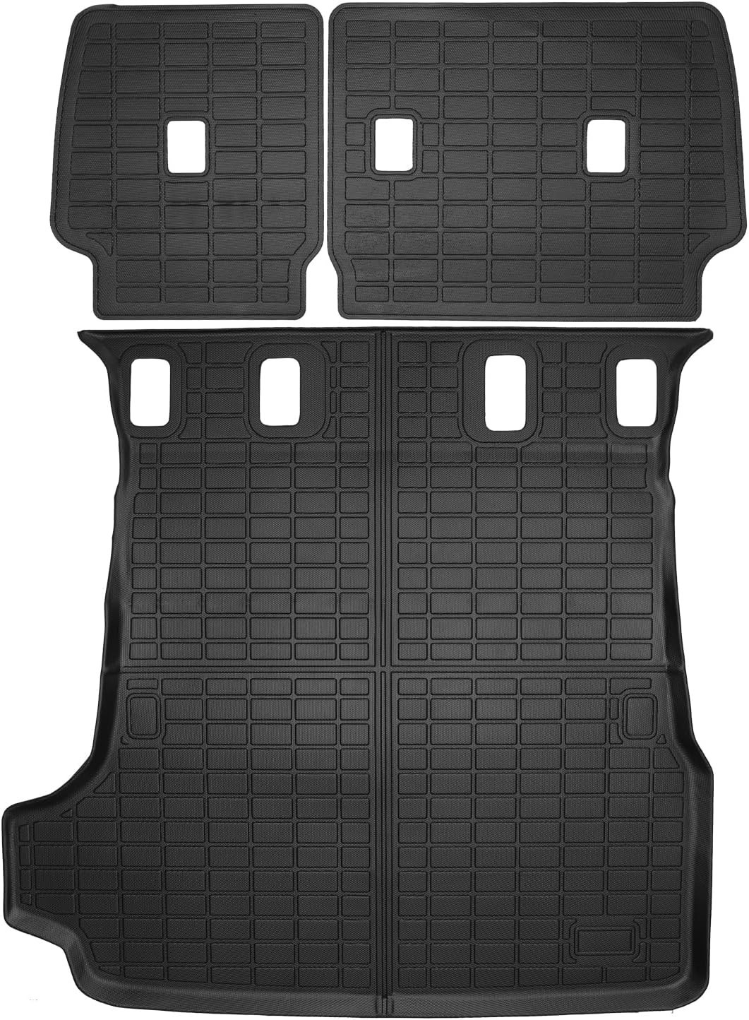 3PCS Trunk Cargo Liner Backrest Mat Set Fit 2025-2026 Toyota 4Runner Accessory 3PCS Trunk Cargo Liner Backrest Mat Set Fit 2025-2026 Toyota 4Runner Accessory