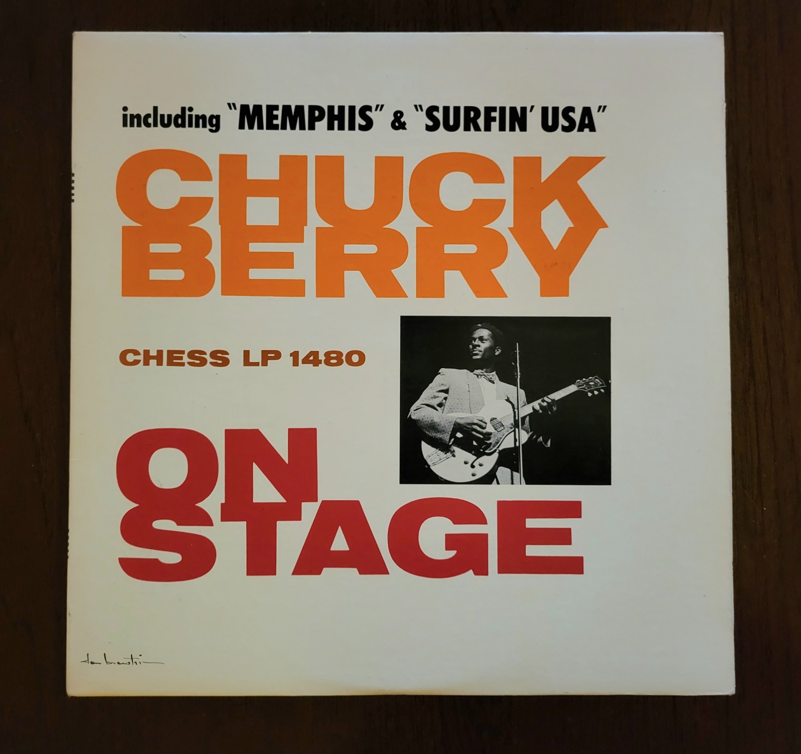 Chuck Berry On Stage repress 1st US High Fidelity CHESS LP-1480 VG+/VG+