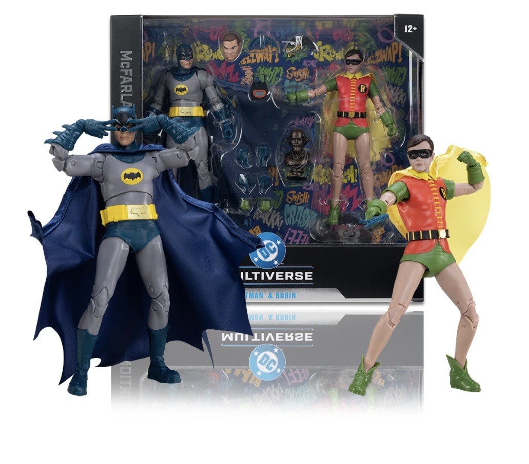 MCFARLANE TOYS DC Multiverse Batman and Robin (1966 Classic TV Serie) 2 Pack NEW MCFARLANE TOYS DC Multiverse Batman and Robin (1966 Classic TV Serie) 2 Pack NEW
