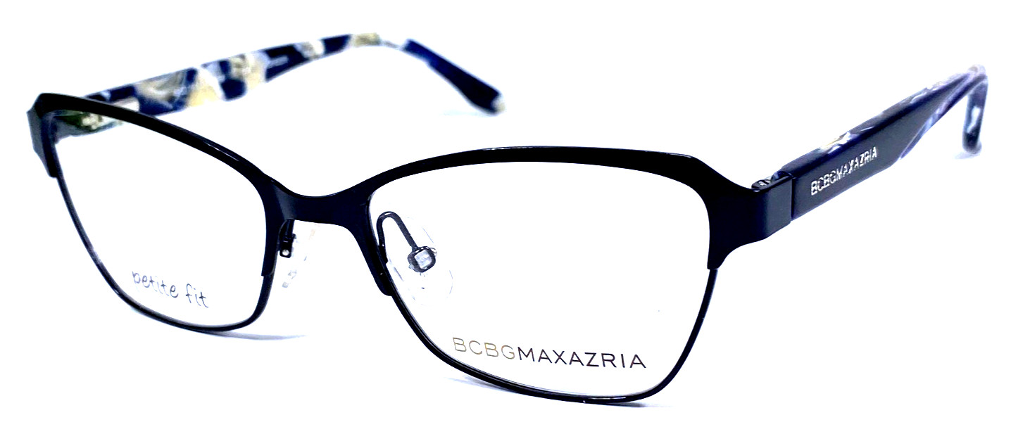 BCBGMAXAZRIA PETITE “GREER” NOS Dark Blue Eyeglasses Frame 49-16-125