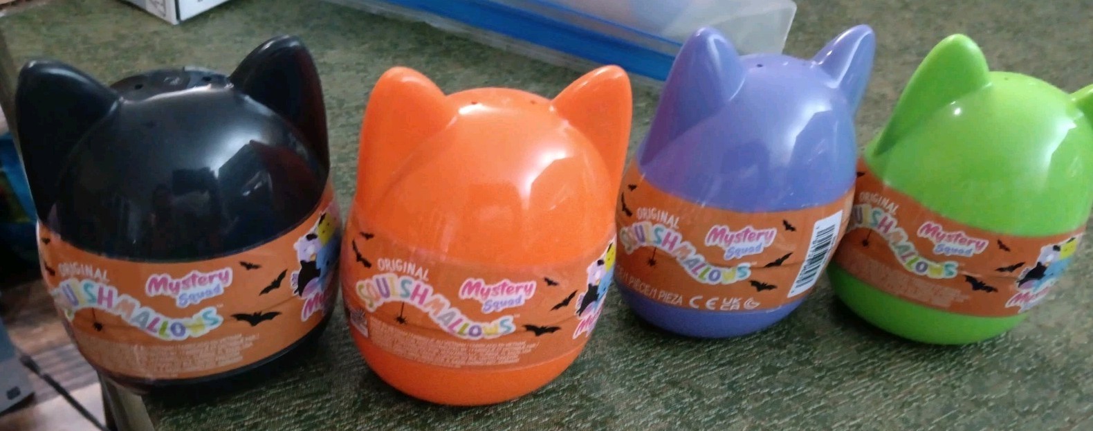 Halloween SQUISHMALLOWS Mystery Squad Set Unopened 4 pc