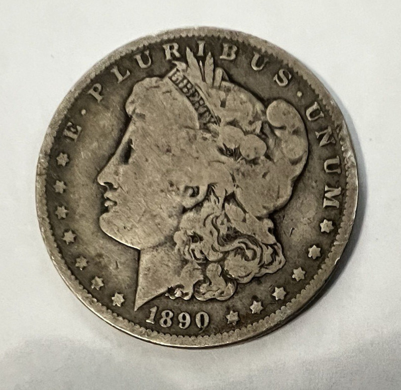 1890-P $1 Morgan Silver Dollar