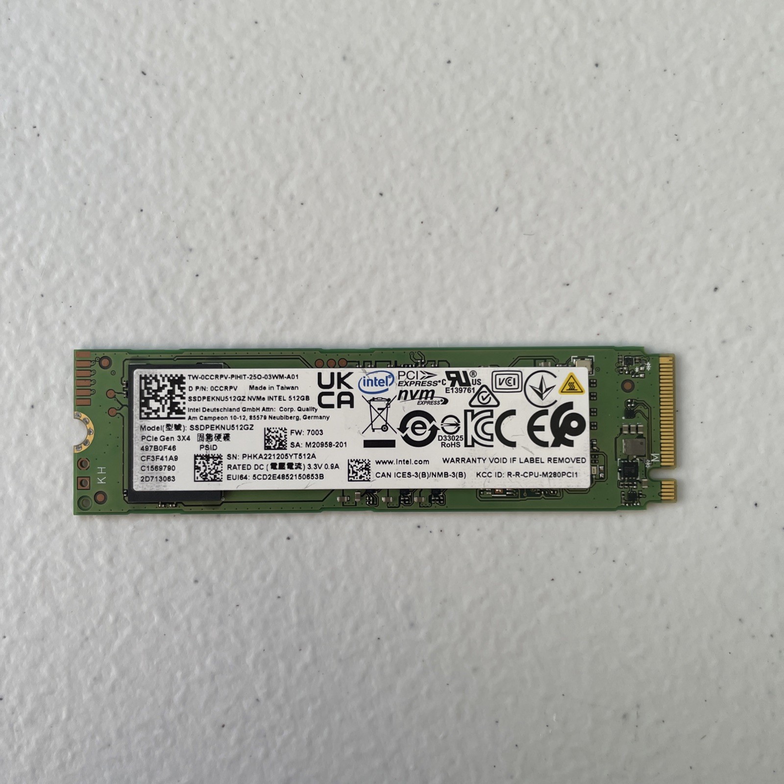Intel SSD 670p Series 512GB Internal M.2 2280 NVMe PCIe 3.0 x4 SSDPEKNU512GZ
