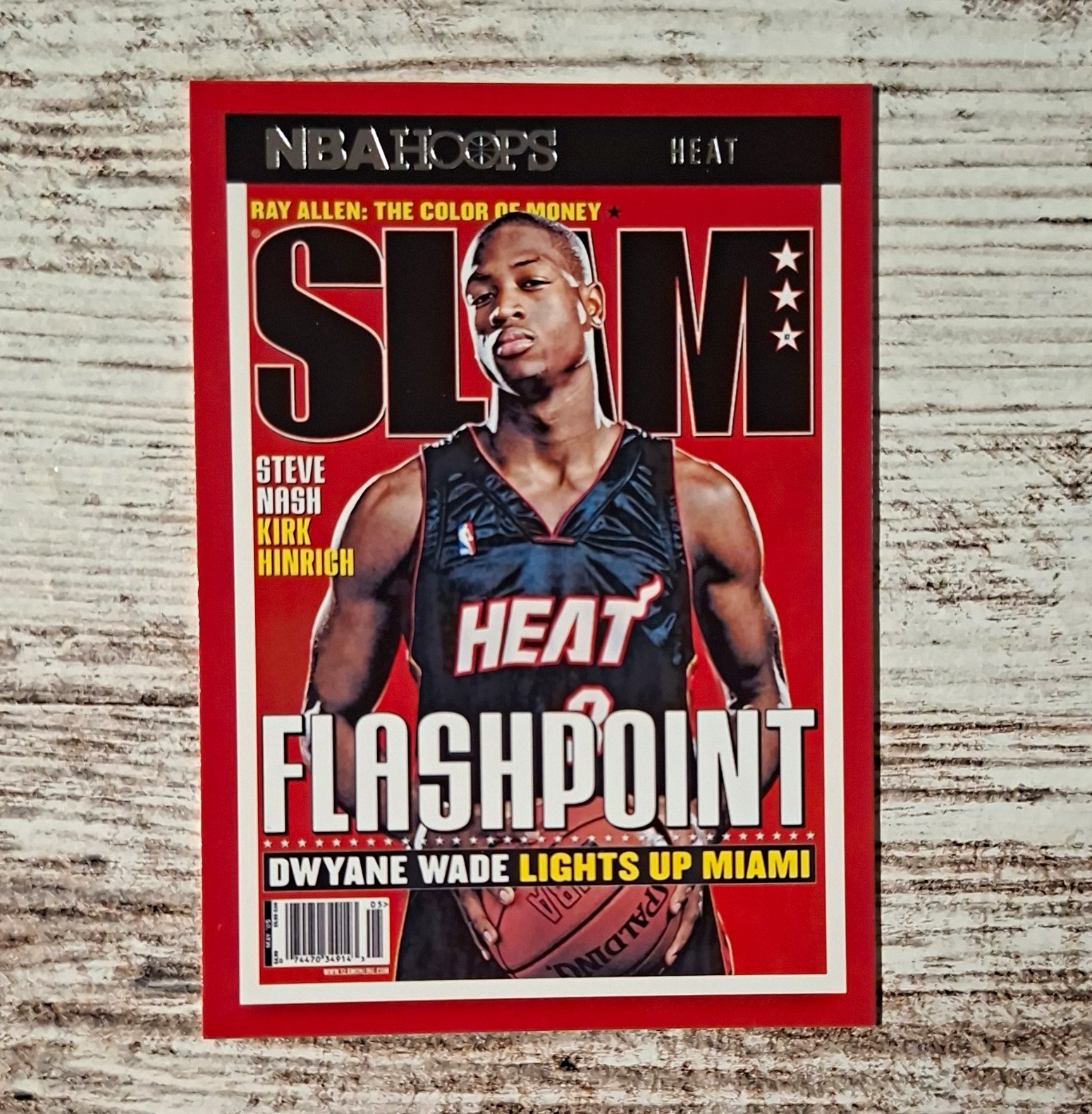 2021-22 Panini NBA Hoops SLAM Insert Dwyane Wade #87 Miami Heat 2021-22 Panini NBA Hoops SLAM Insert Dwyane Wade #87 Miami Heat