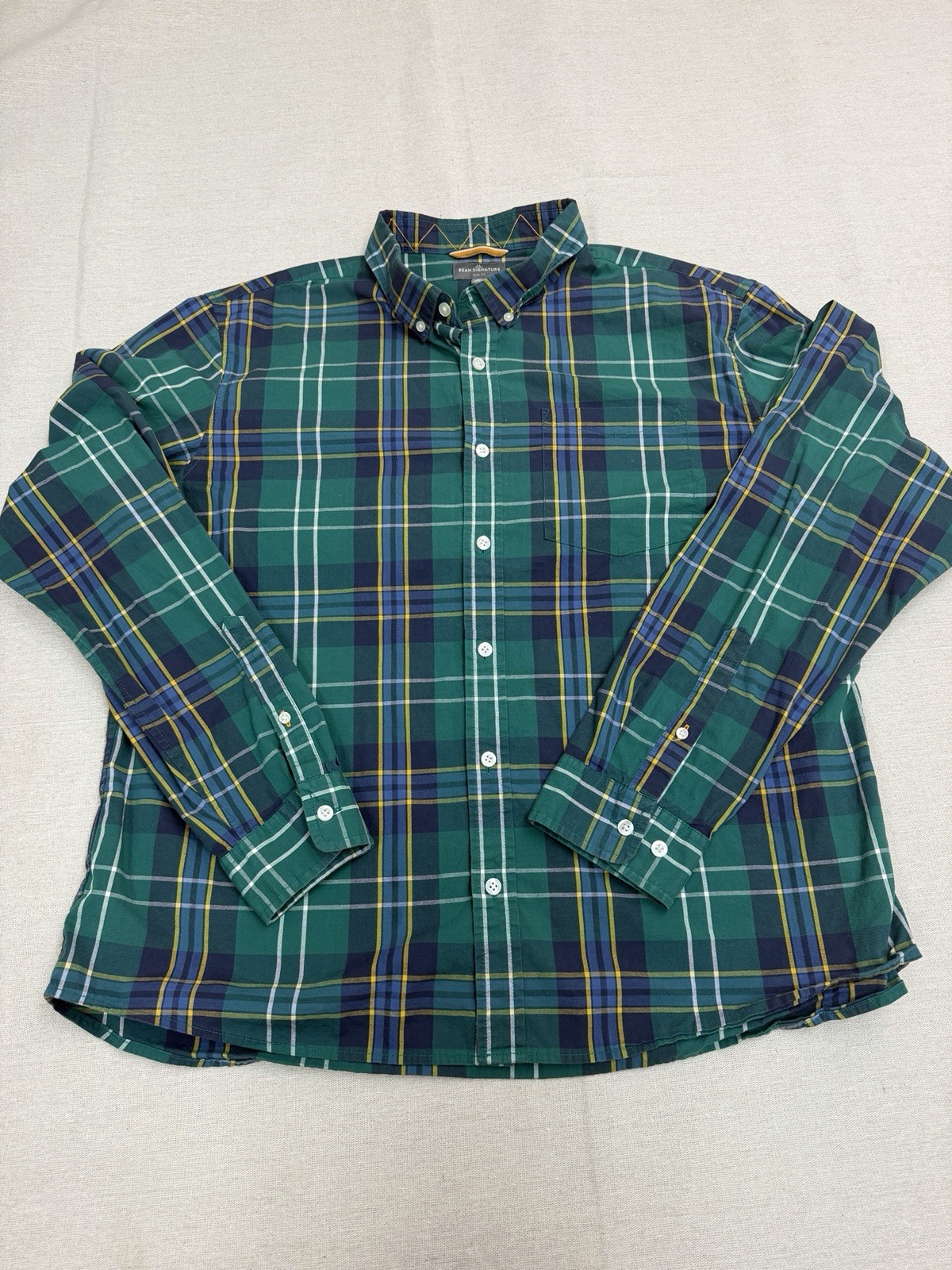 ll bean signature mens Extra Large Button Up 