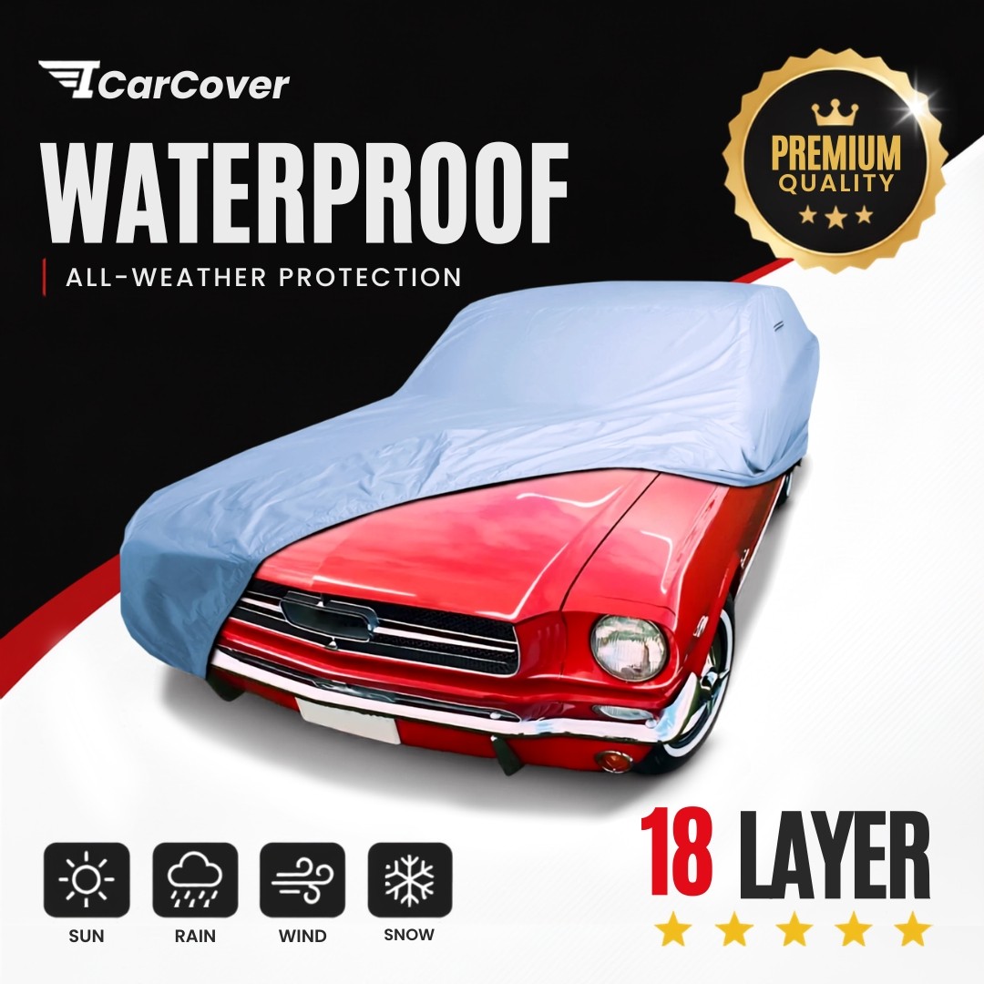 Ford Mustang 1964-1968 Custom Fit Waterproof Car Cover 18 Layer All Weather