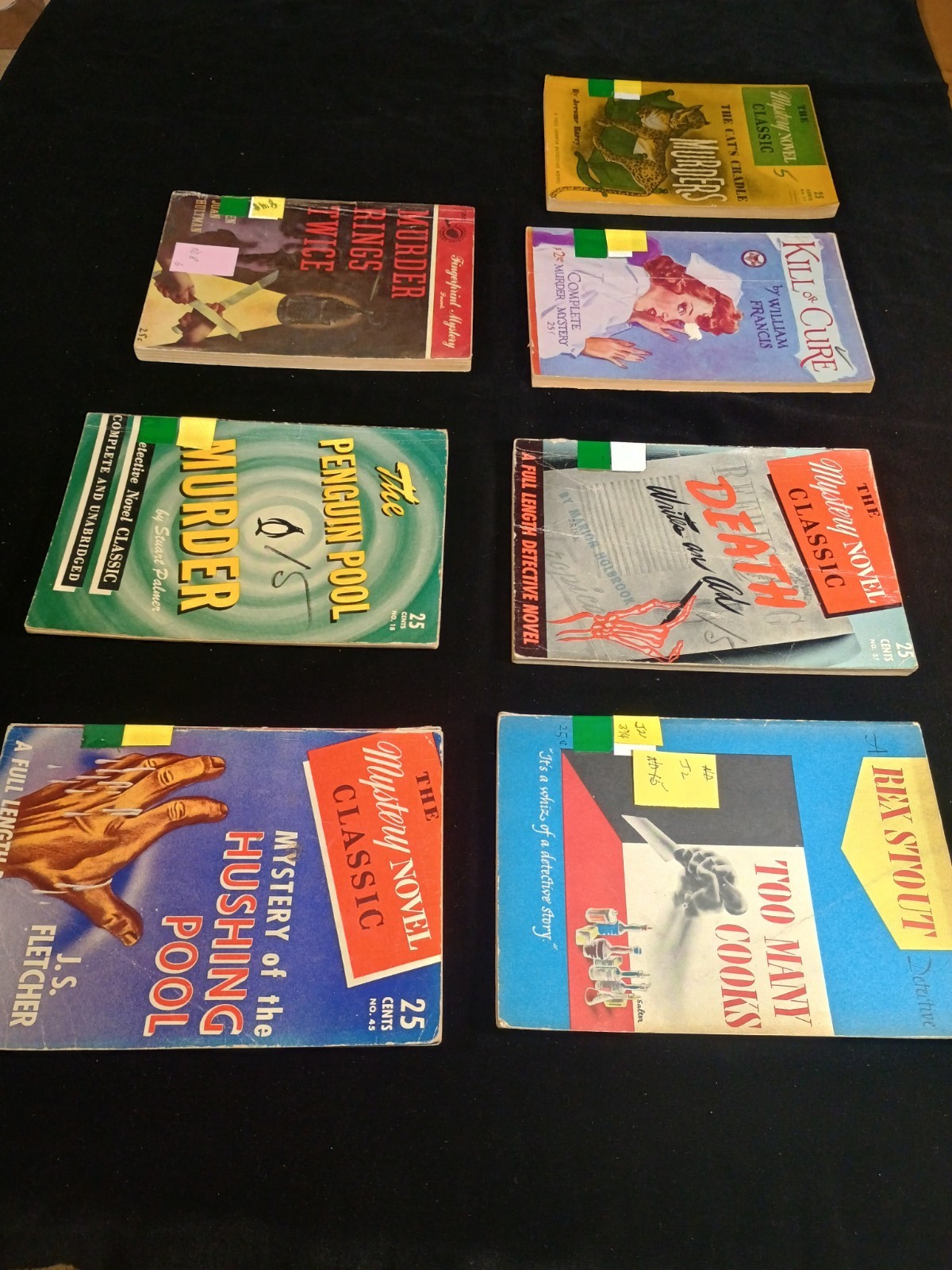 7 Mystery Magazines Vintage B100