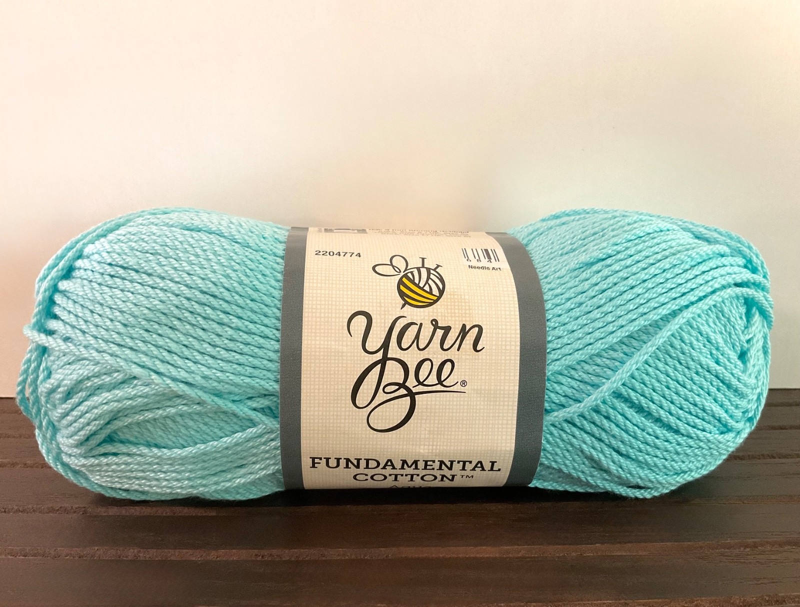 Aqua - Yarn Bee Fundamental Cotton 3.52 oz 164 yard, 100% Mercerized Cotton