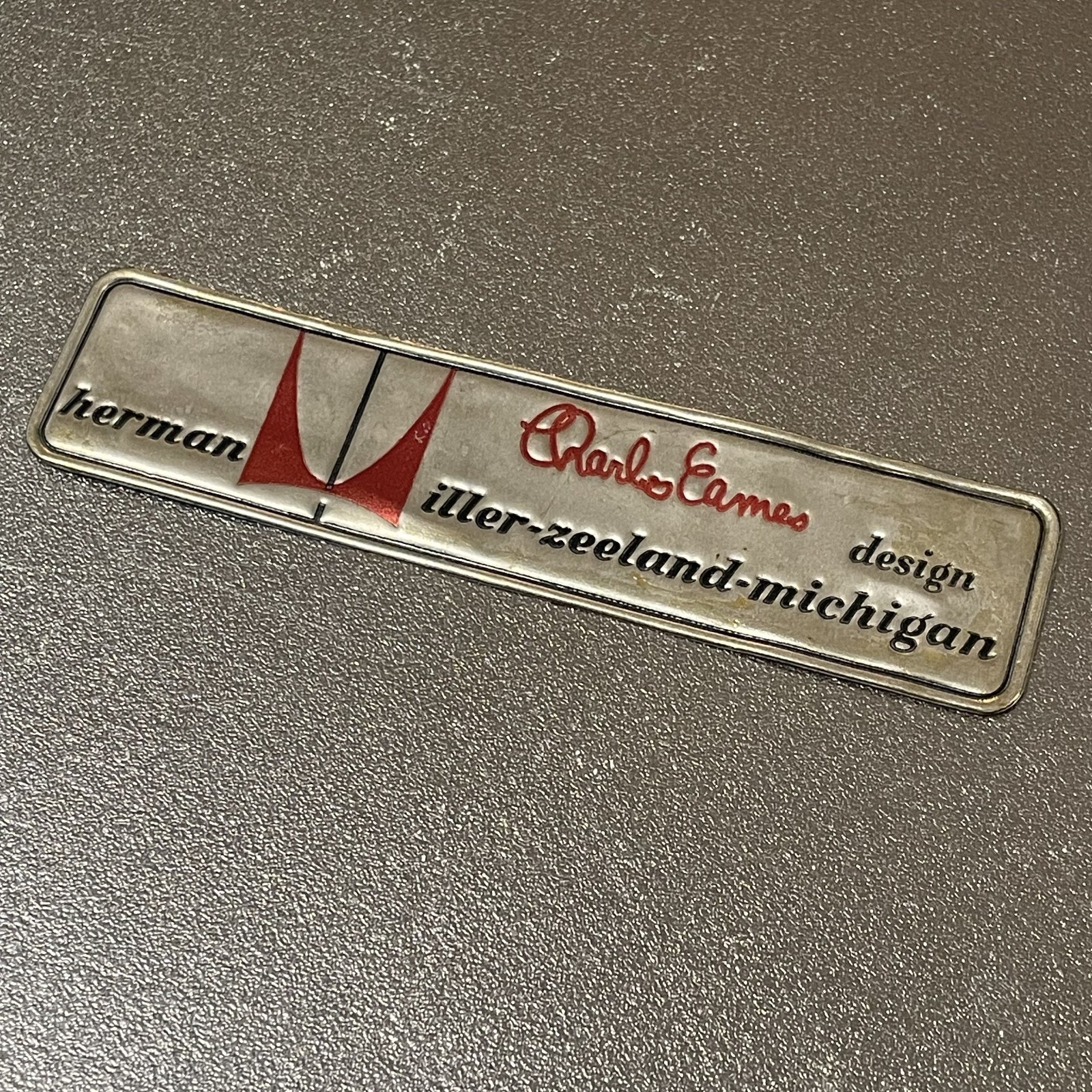 Herman Miller George Nelson Zeeland Michigan Foil Label