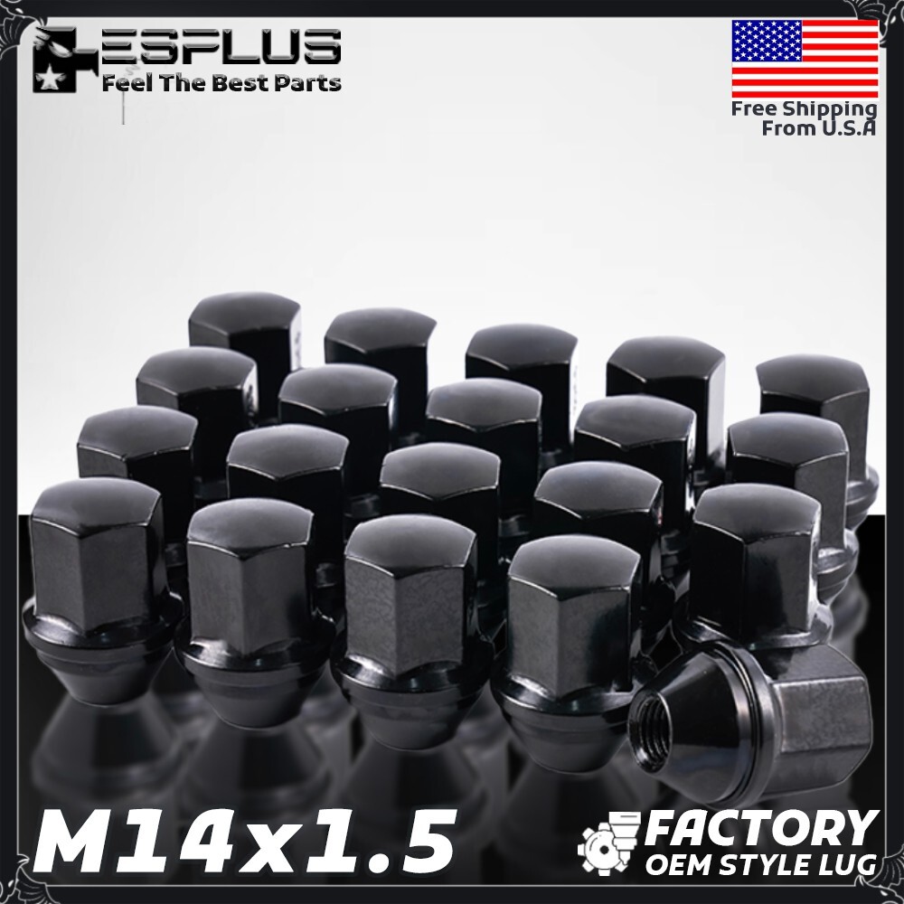 20 Pc Buick OEM Lug Nut Black M14x1.5 Fit 2011-2016 Envision/Lacrosse/Regal