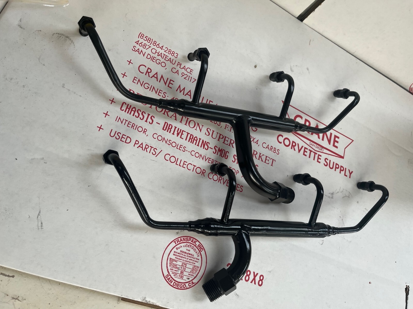 1968 69 70 71 NEW Corvette, big block,427 smog tubes exhaust pump, diverter