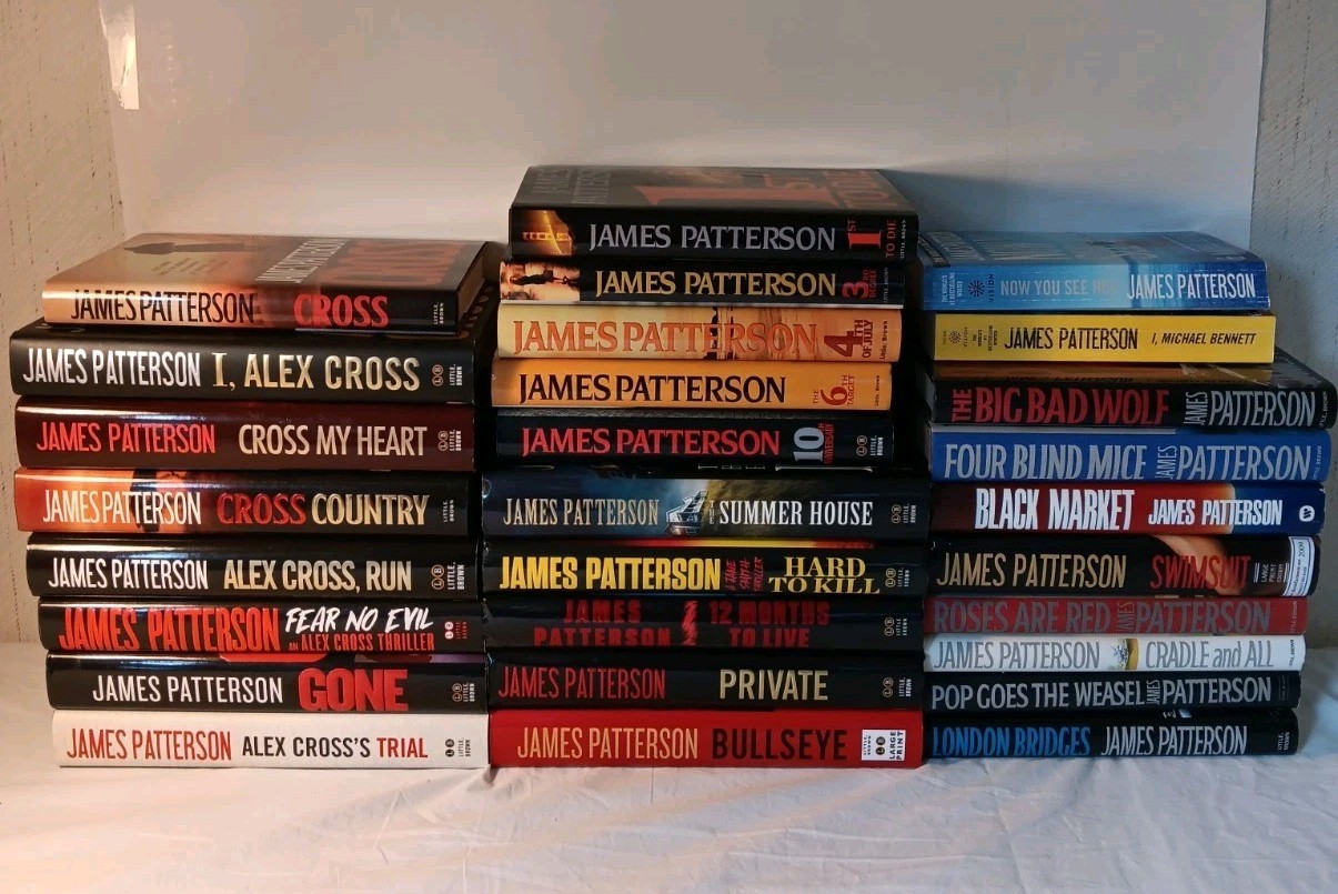 Lot of 26 James Patterson Hardcover 2 PB Books MANY FIRST EDITIONS Like NEW 