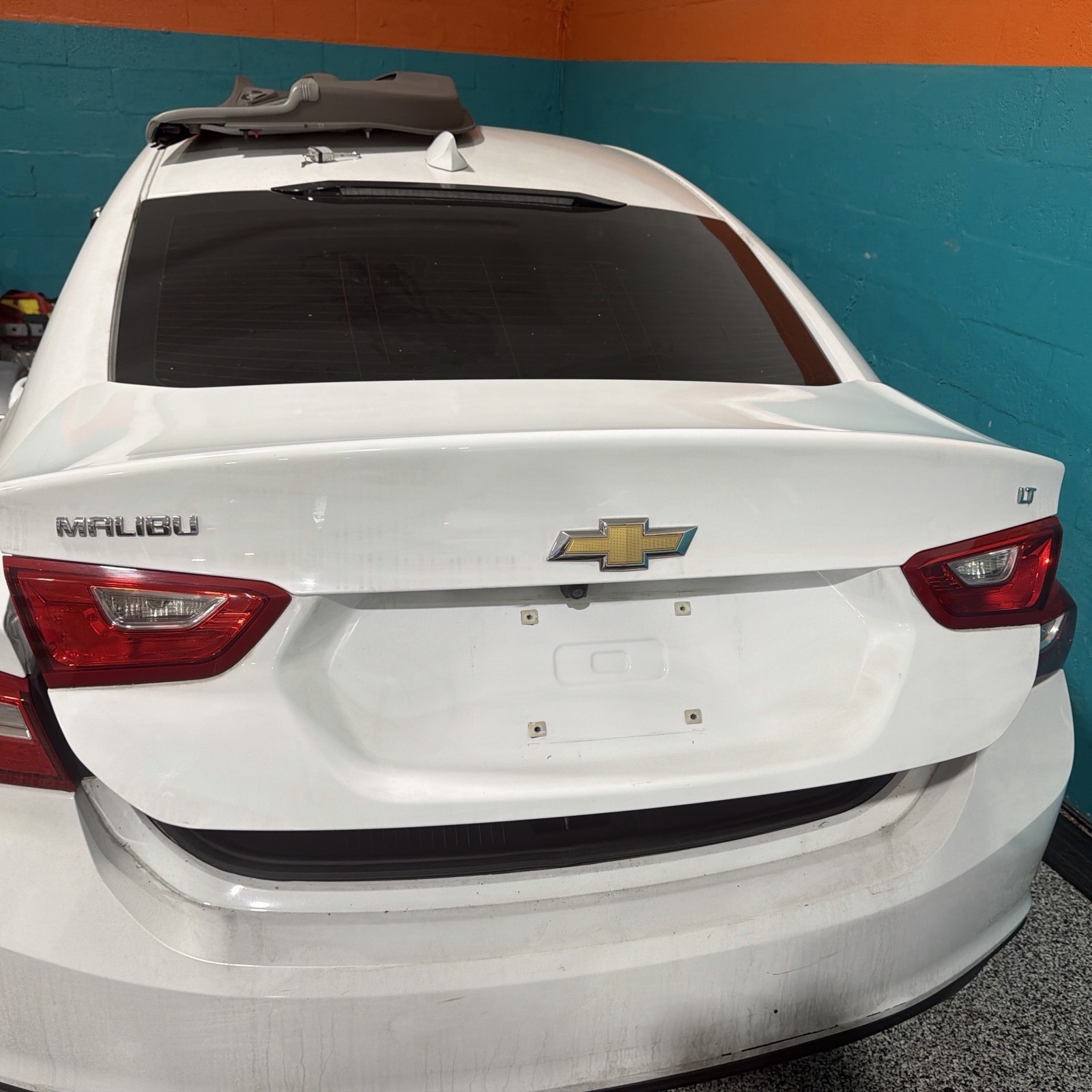 2016–2025 Chevrolet Malibu OEM Trunk Lid Complete White Paint Code WA8624