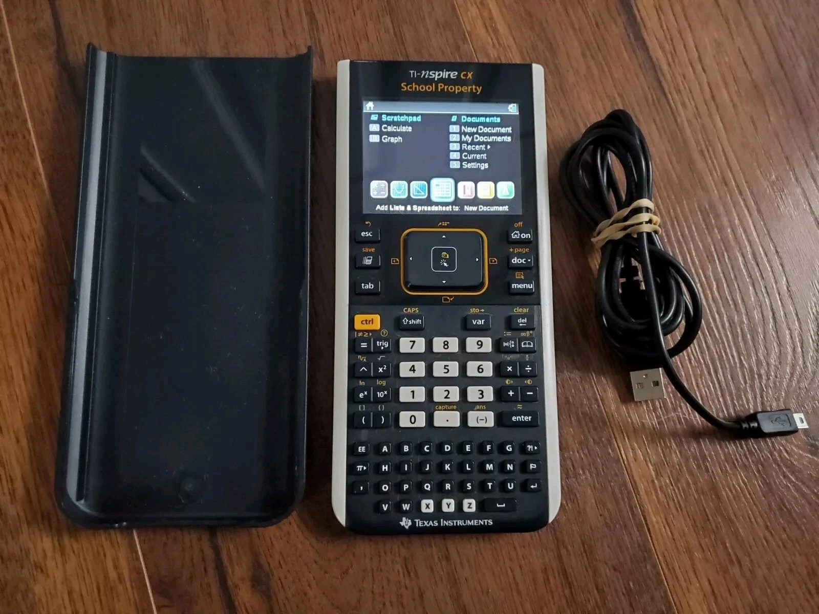 Texas Instruments TI Nspire CX Graphing Calculator With Case And Cover Tested Texas Instruments TI Nspire CX Graphing Calculator With Case And Cover Tested
