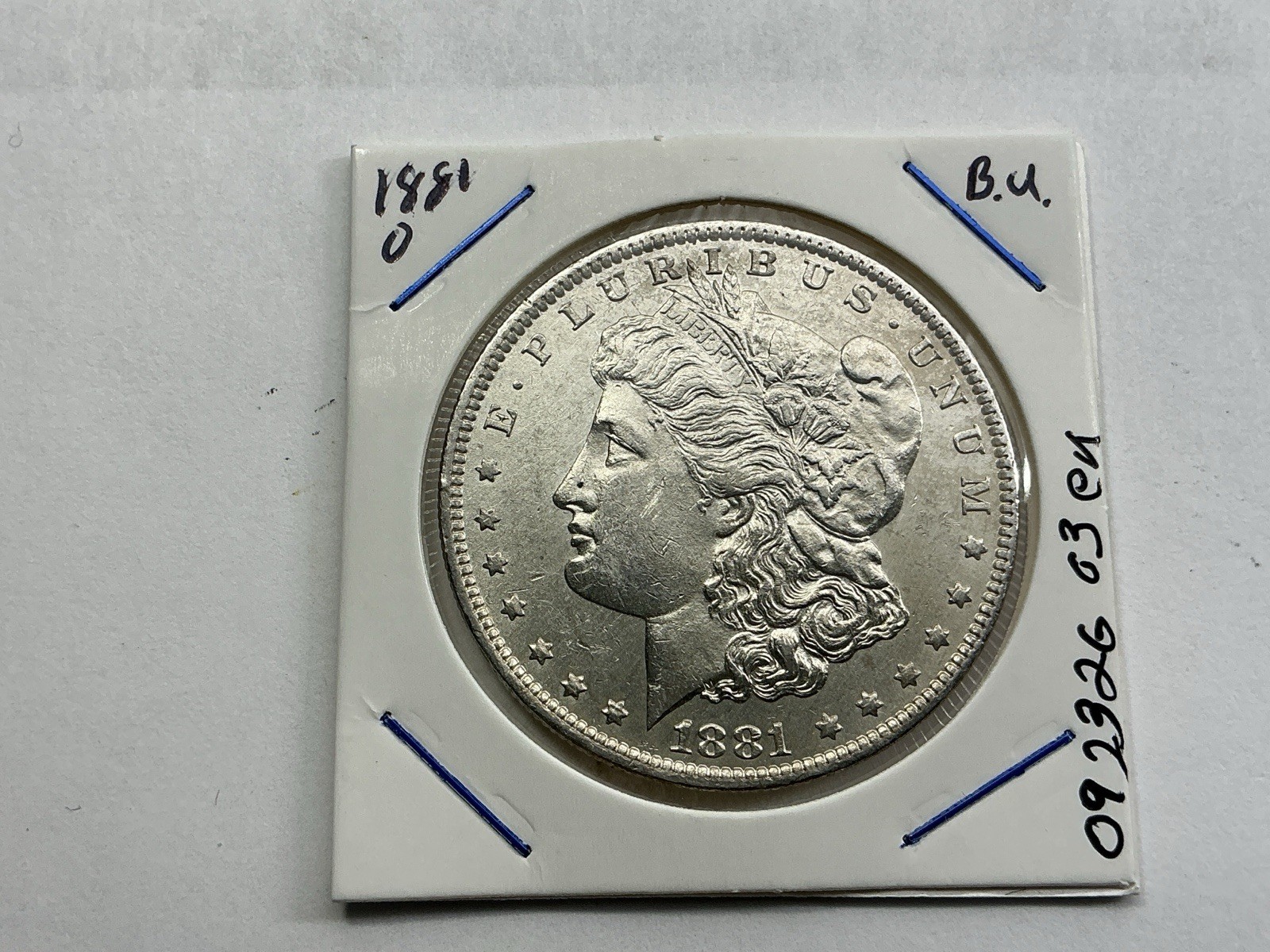 1881 O Morgan Silver Dollar in AU Condition 90% Silver US Coin 092326 03ek