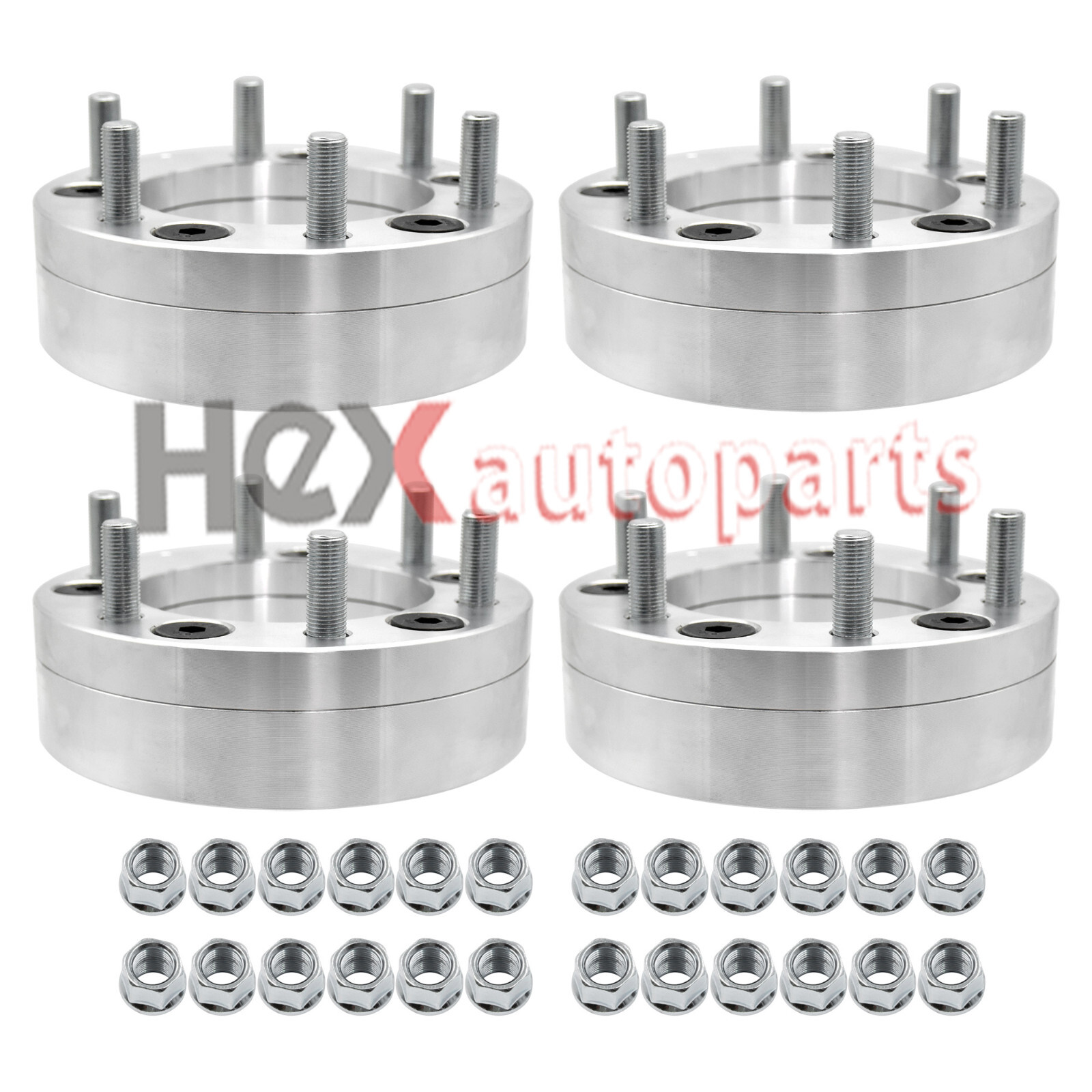 (4) 5x5.5 to 6x5.5 Wheel Adapters 2