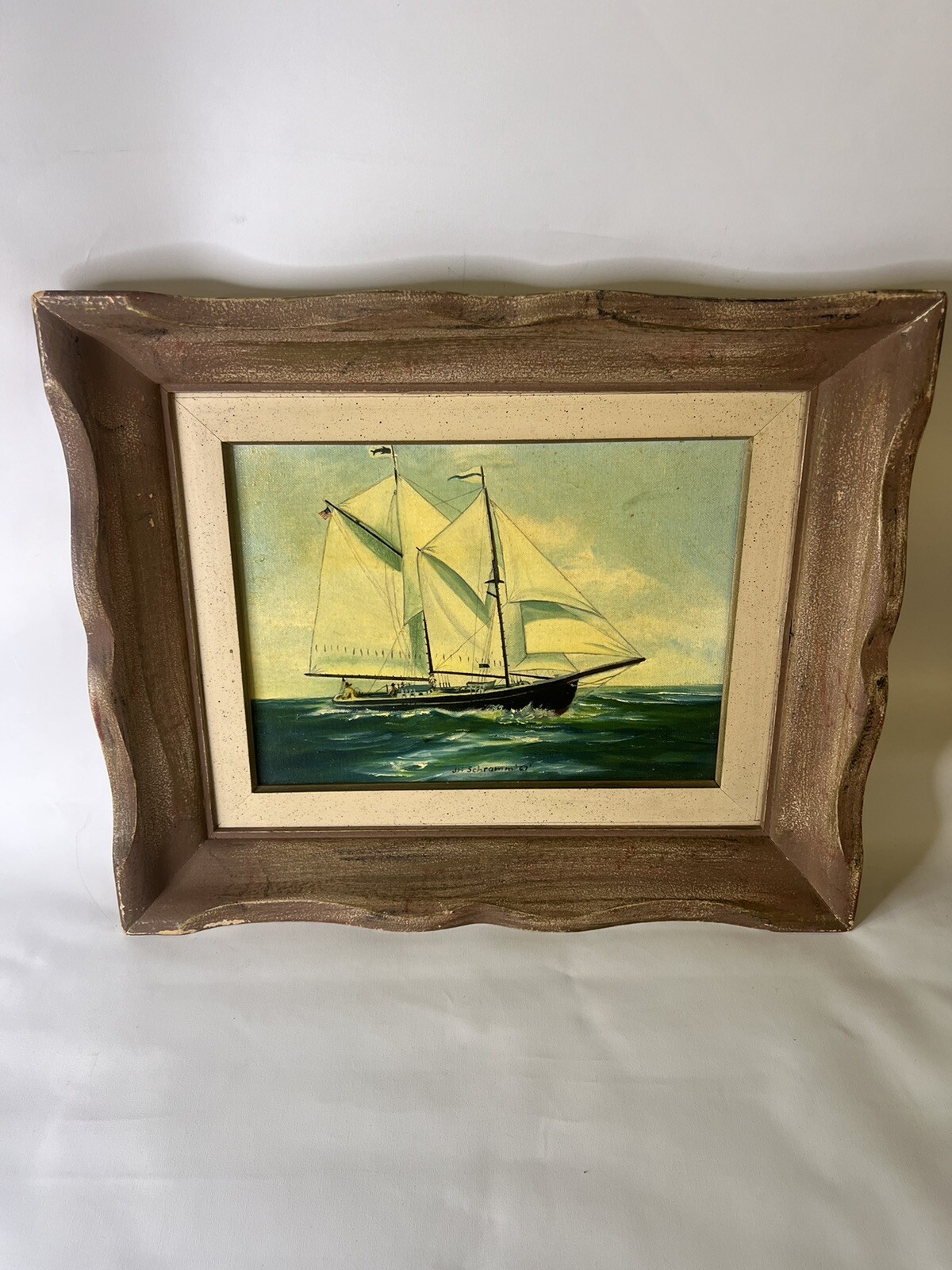 Johann Heinrich Schramm 1967 Boat Frame 