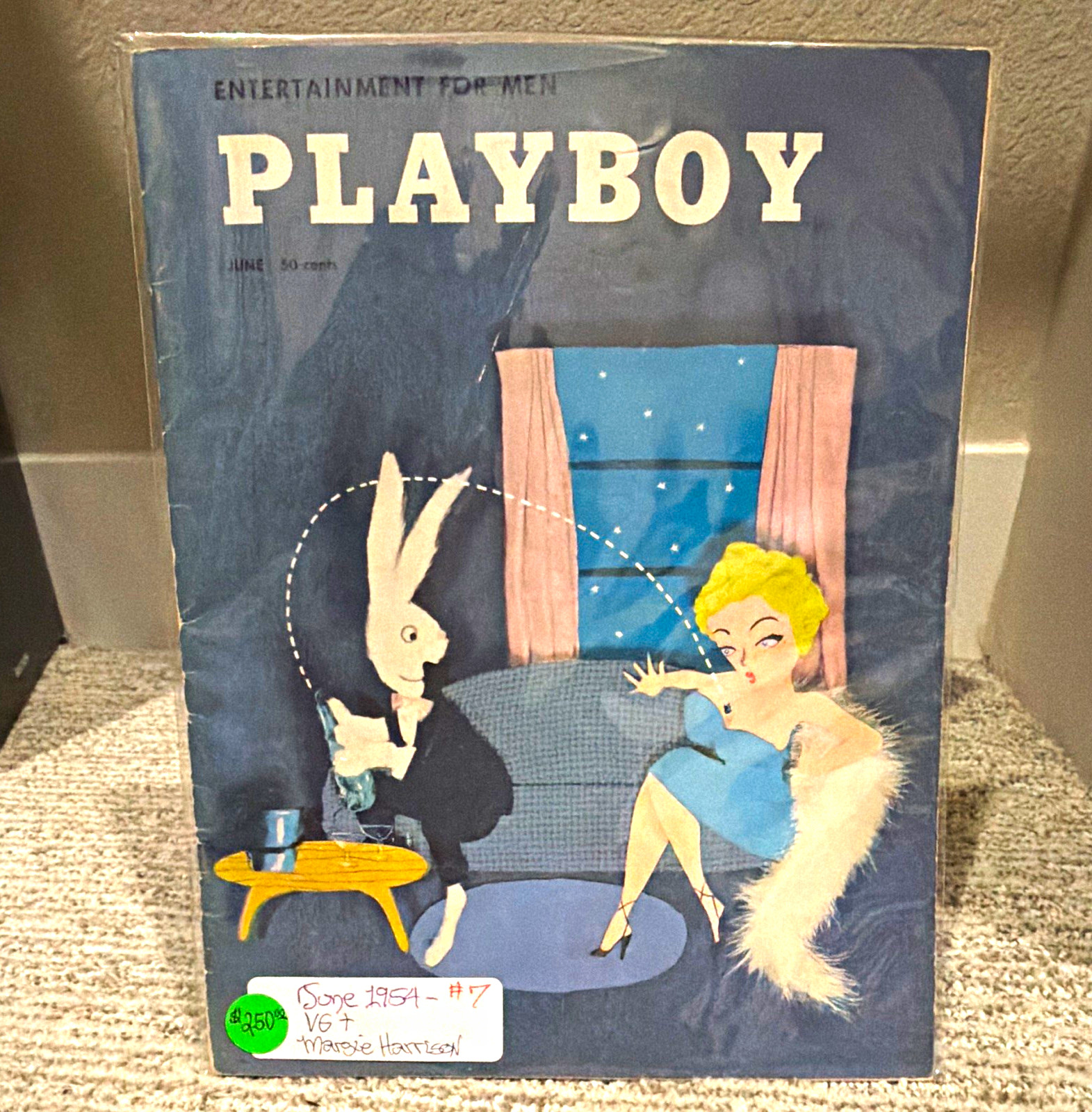 Playboy Magazine June 1954 Vintage Issue #7 Men\'s Entertainment